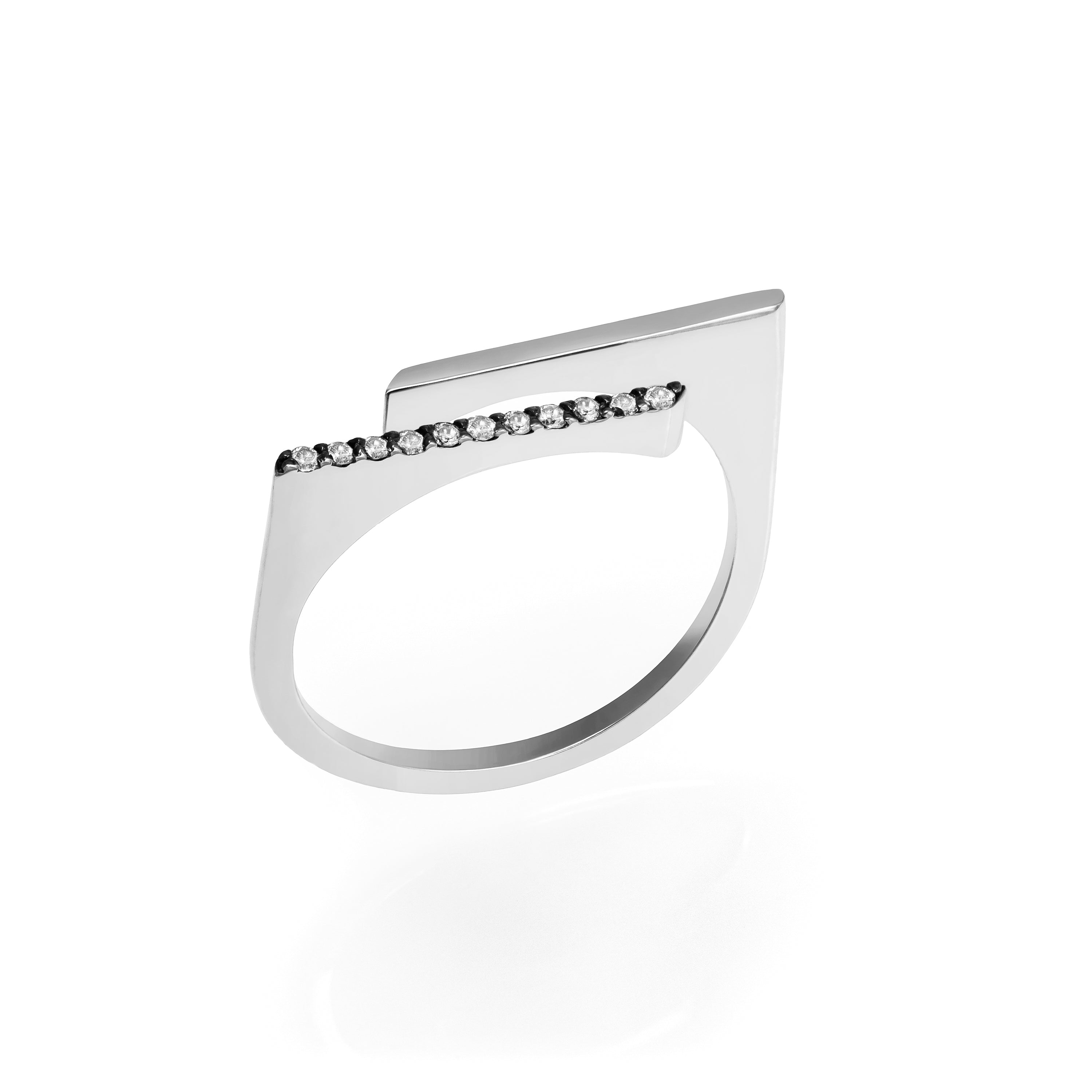 TWO LINES HALF DIAMONDS