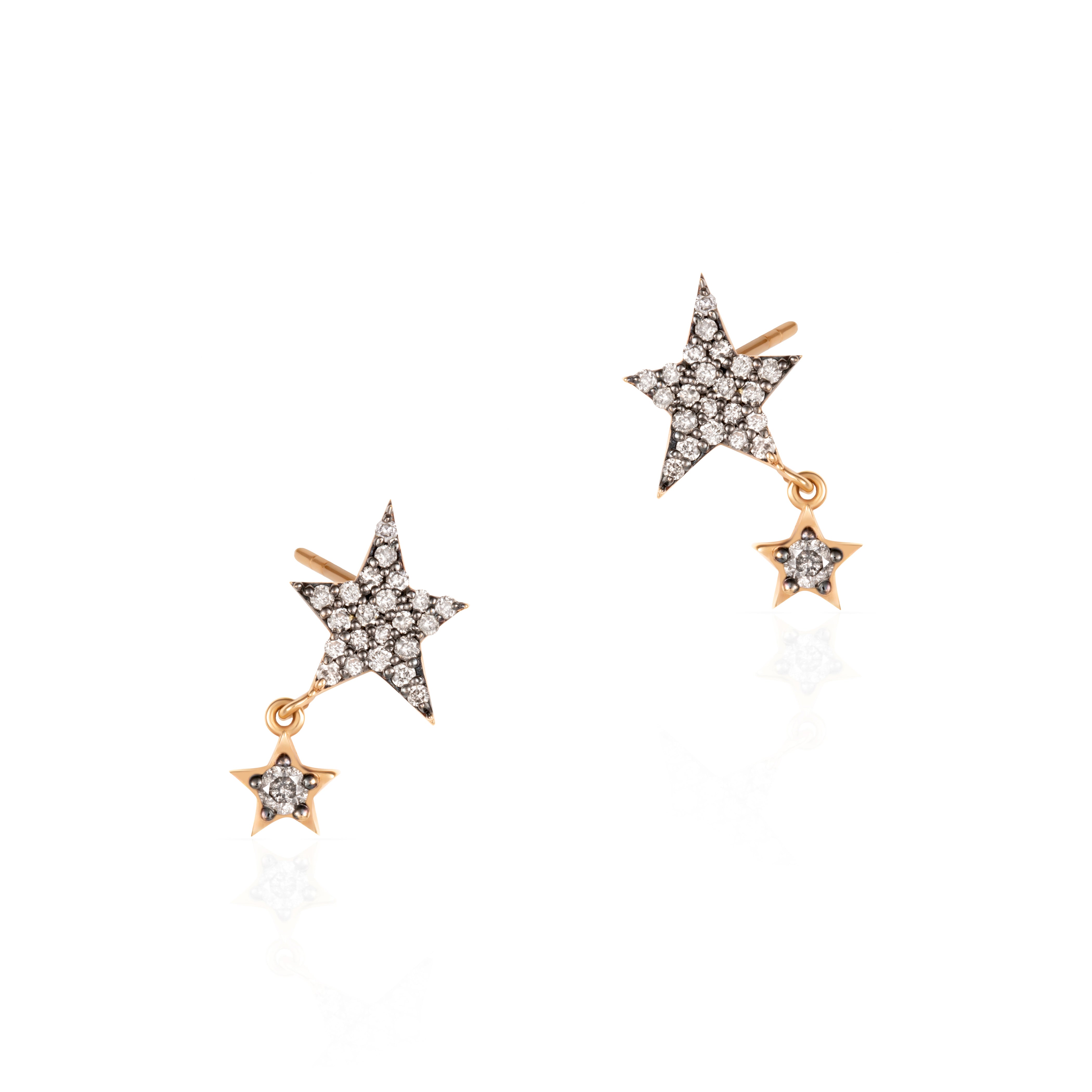 DANGLING GREY STAR
