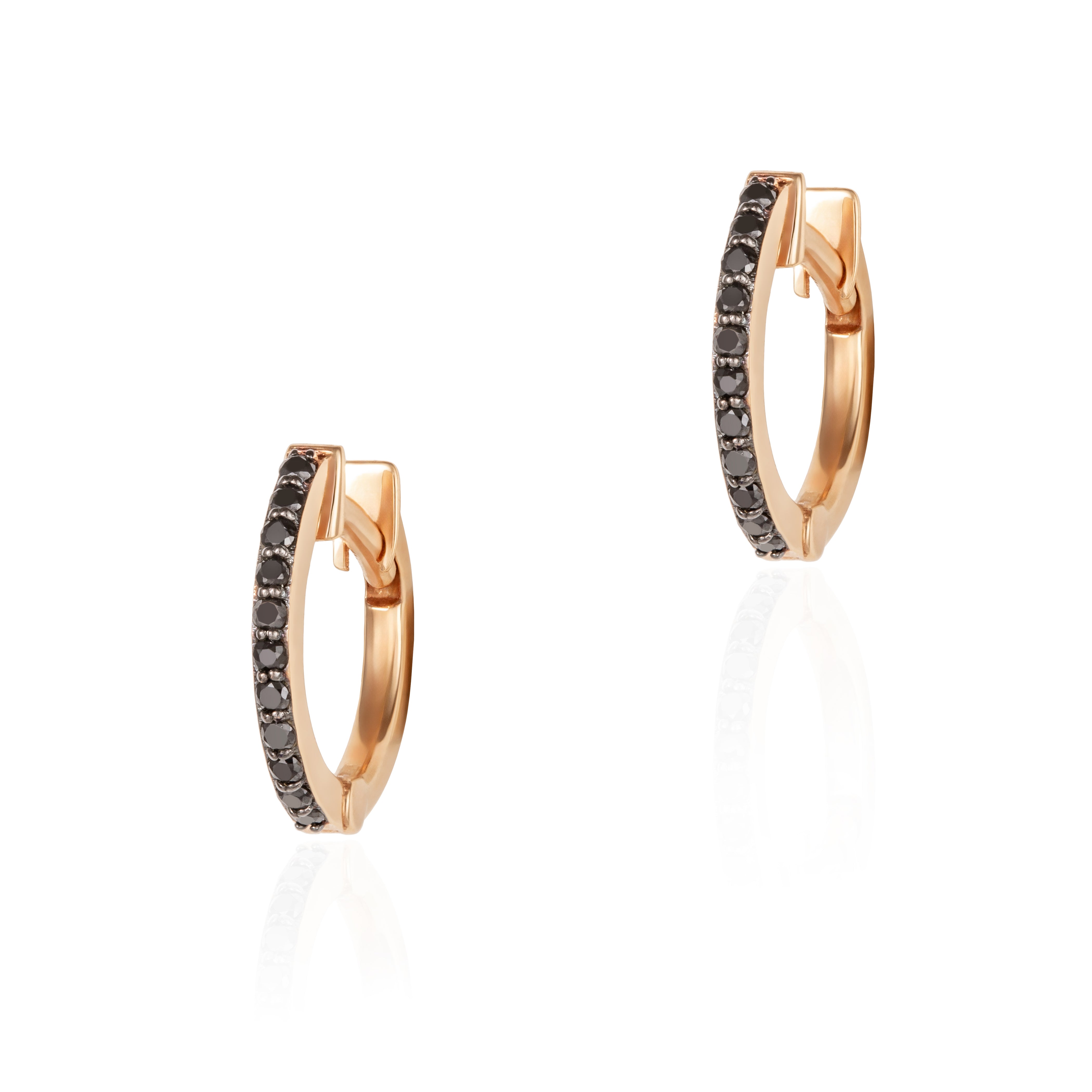 MEDIUM BLACK HOOP