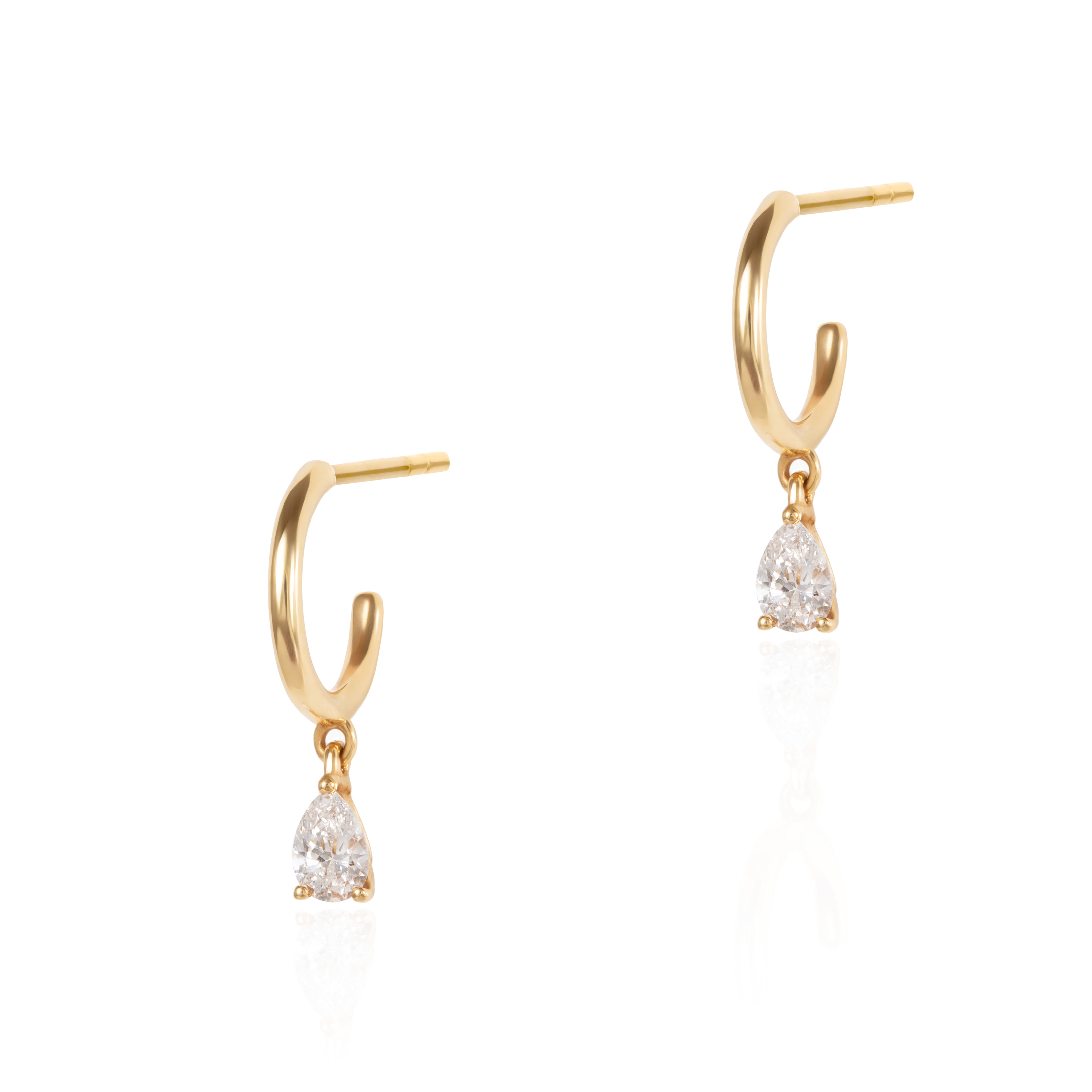MINI PEAR SHAPE HOOP