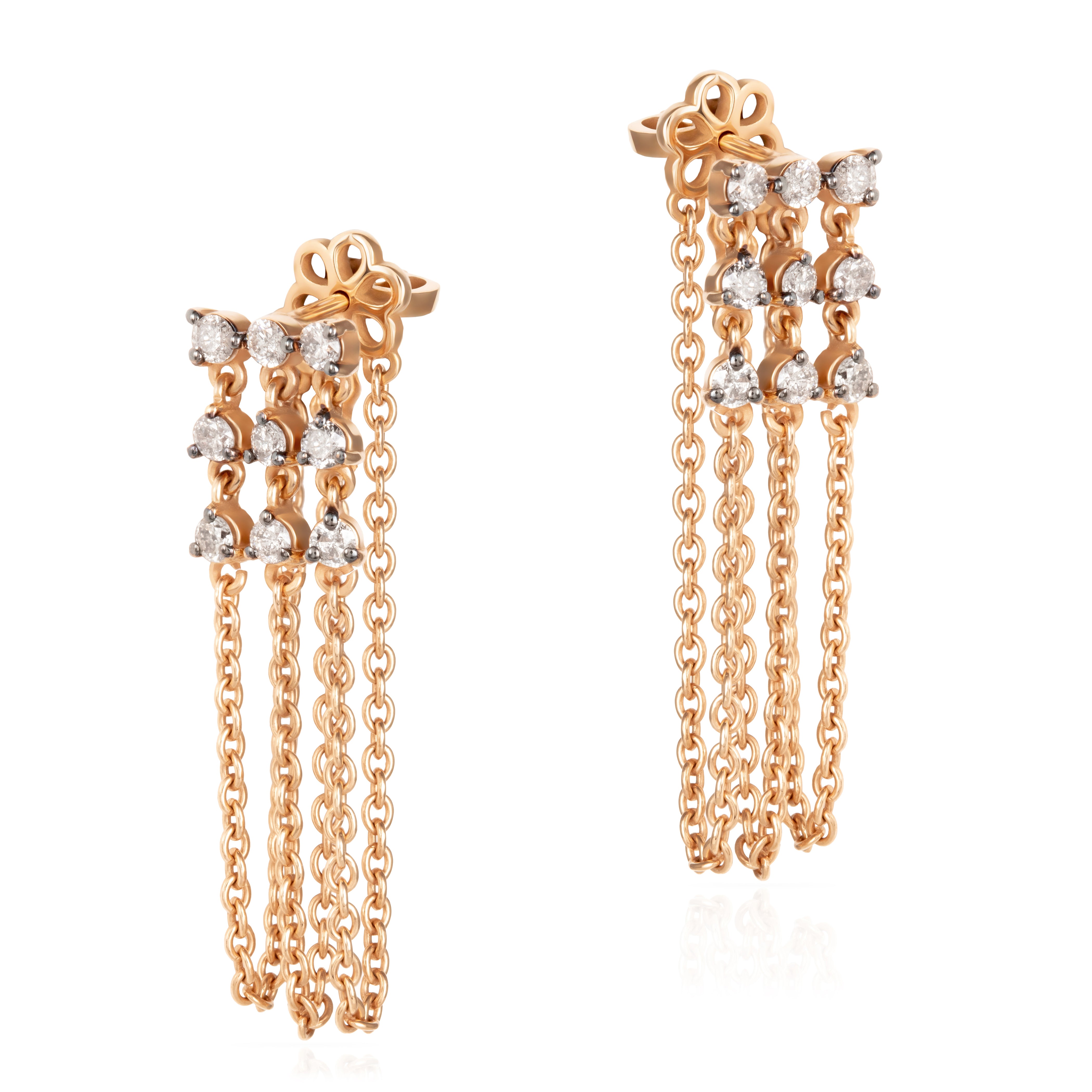 DANGLING CHAIN EARRING