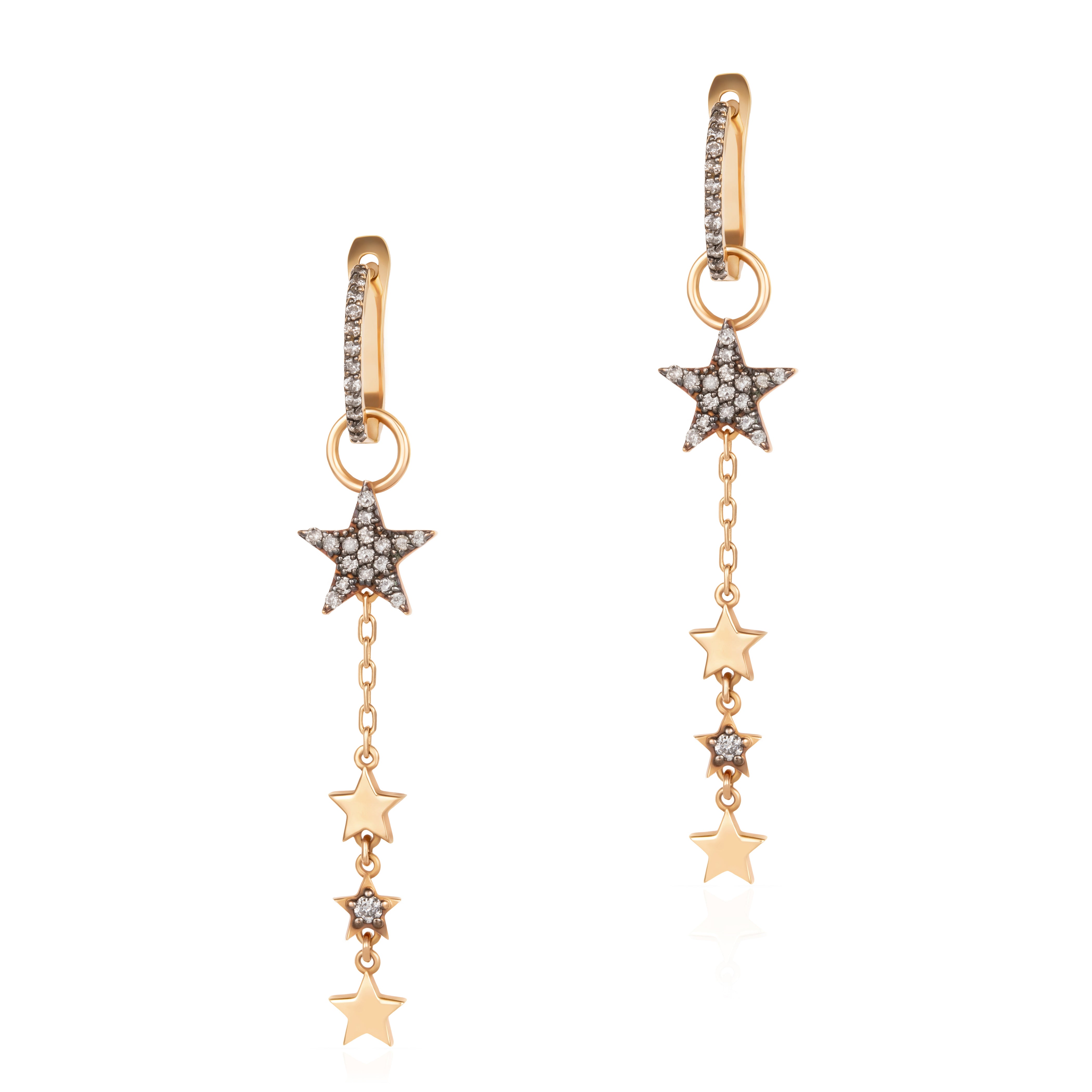 DANGLING STAR HOOP