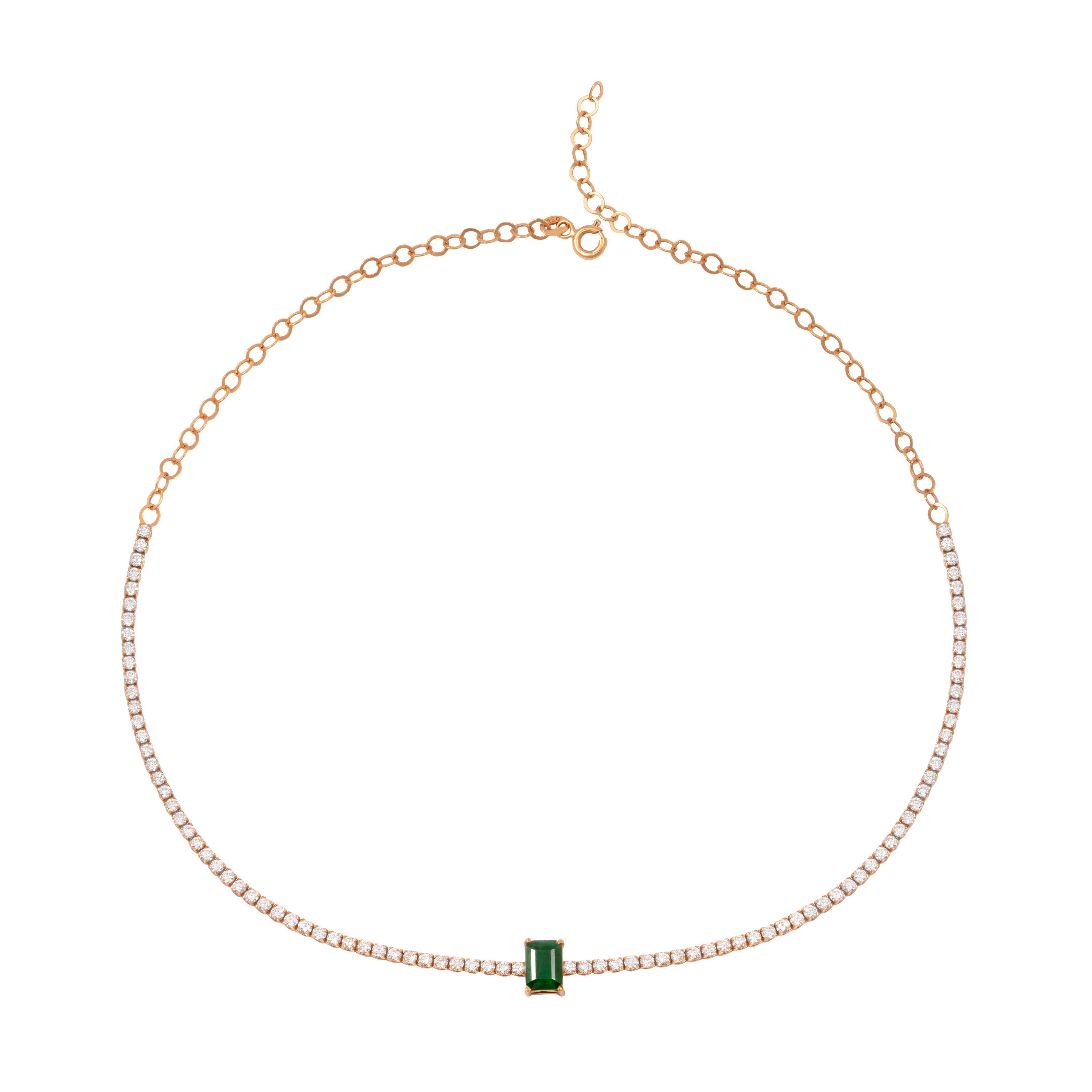 EMERALD TENNIS CHOKER