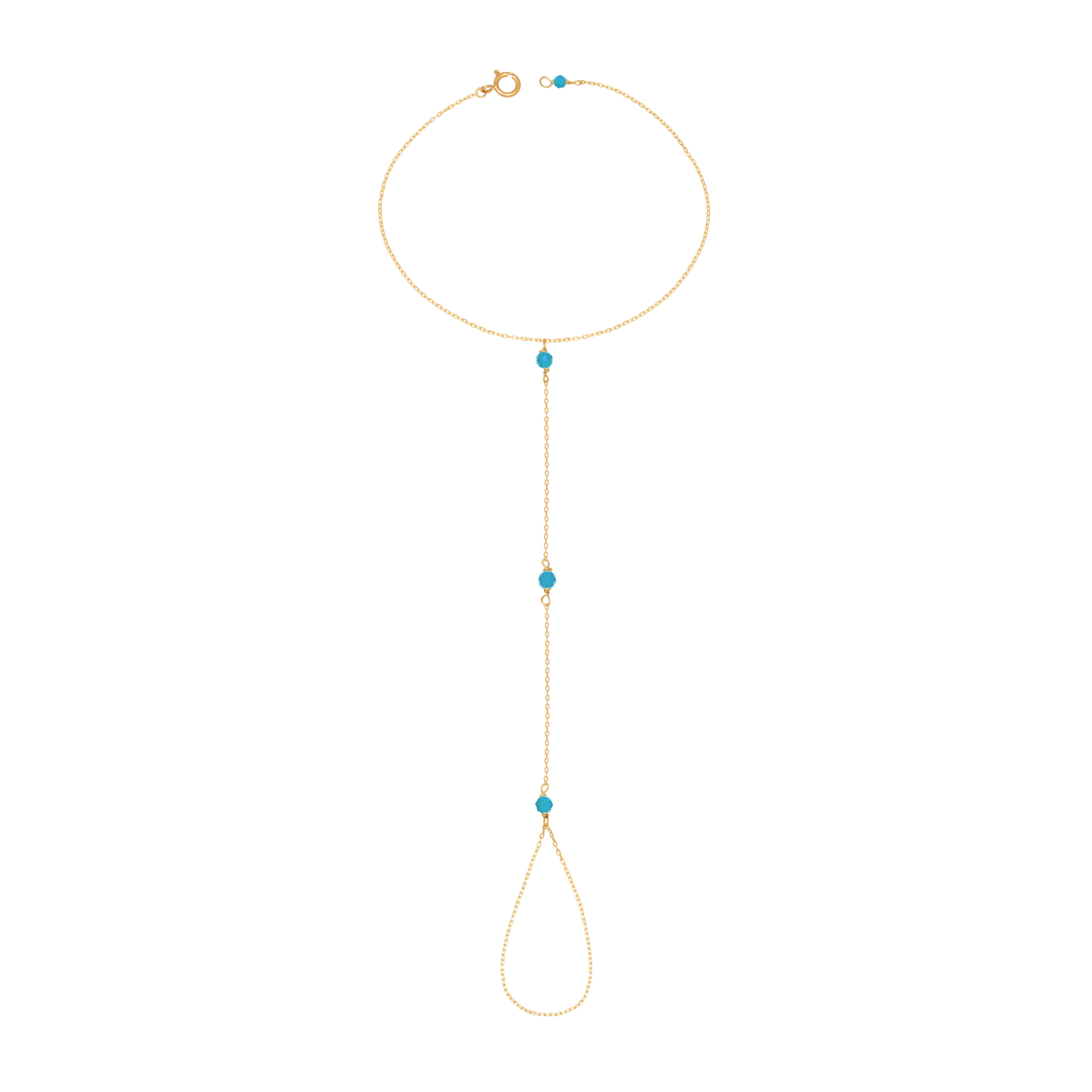 TURQUOISE HAND CHAIN