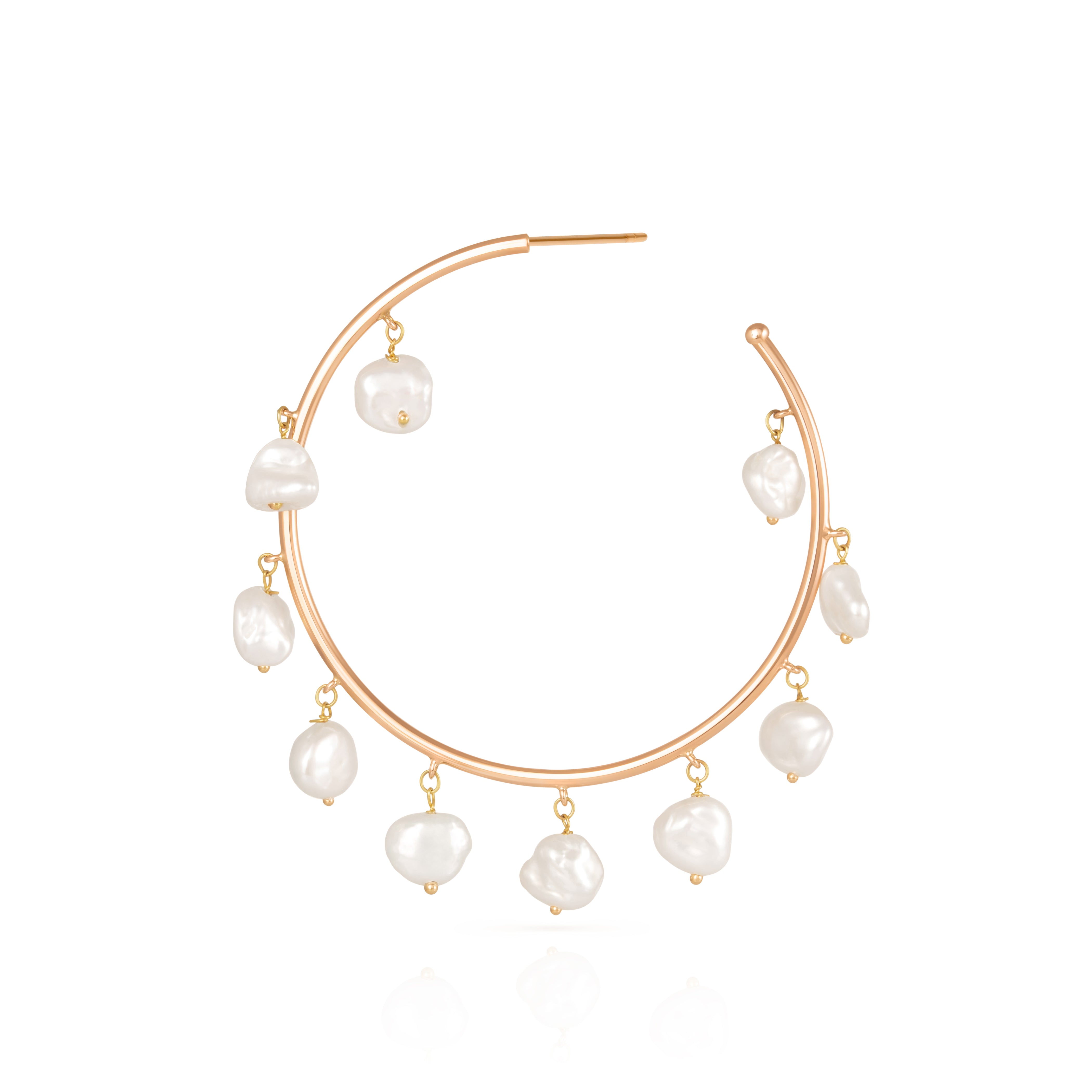 GYPSY PEARL HOOPS