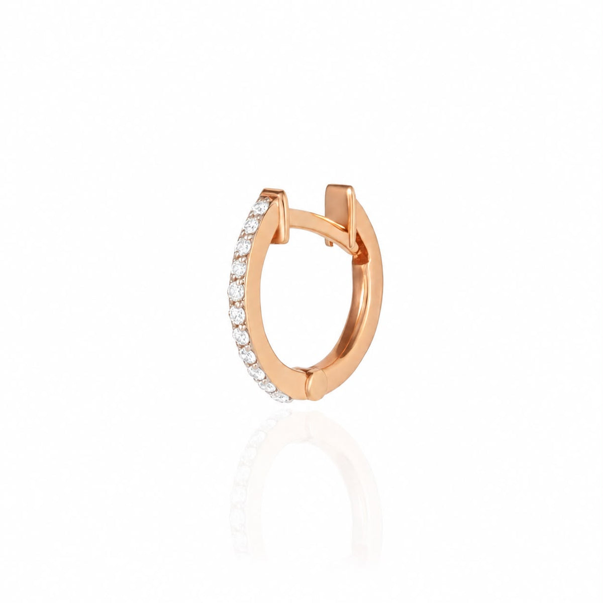 MEDIUM WHITE HOOP