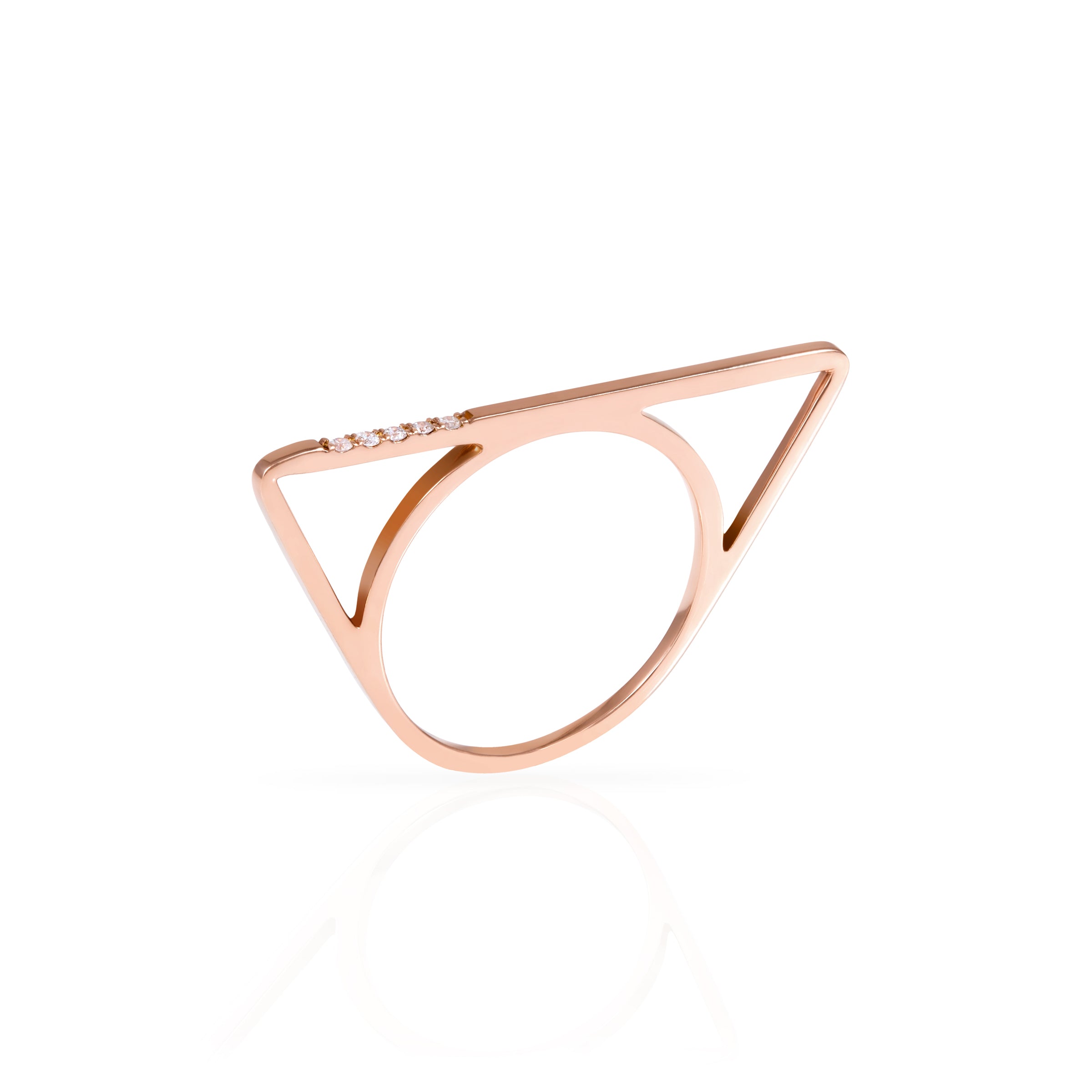 SIDE TRIANGLE RING