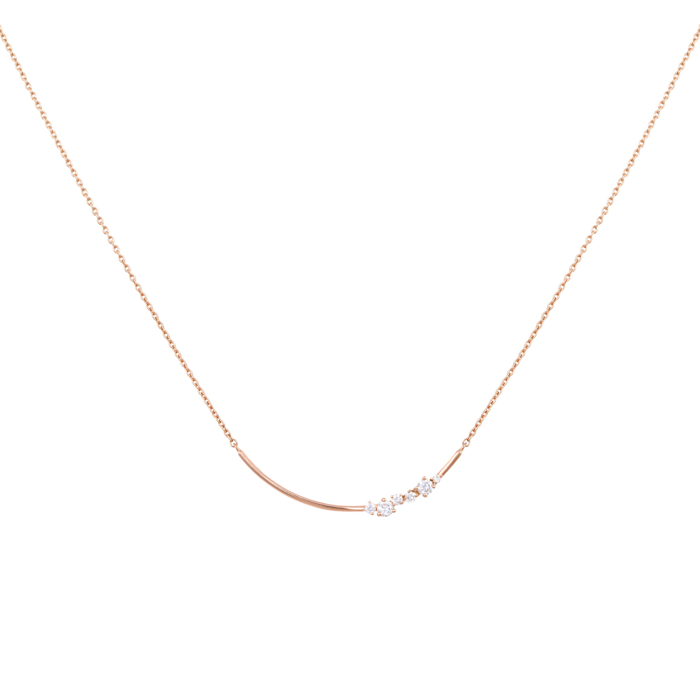 CURVE DOT NECKLACE