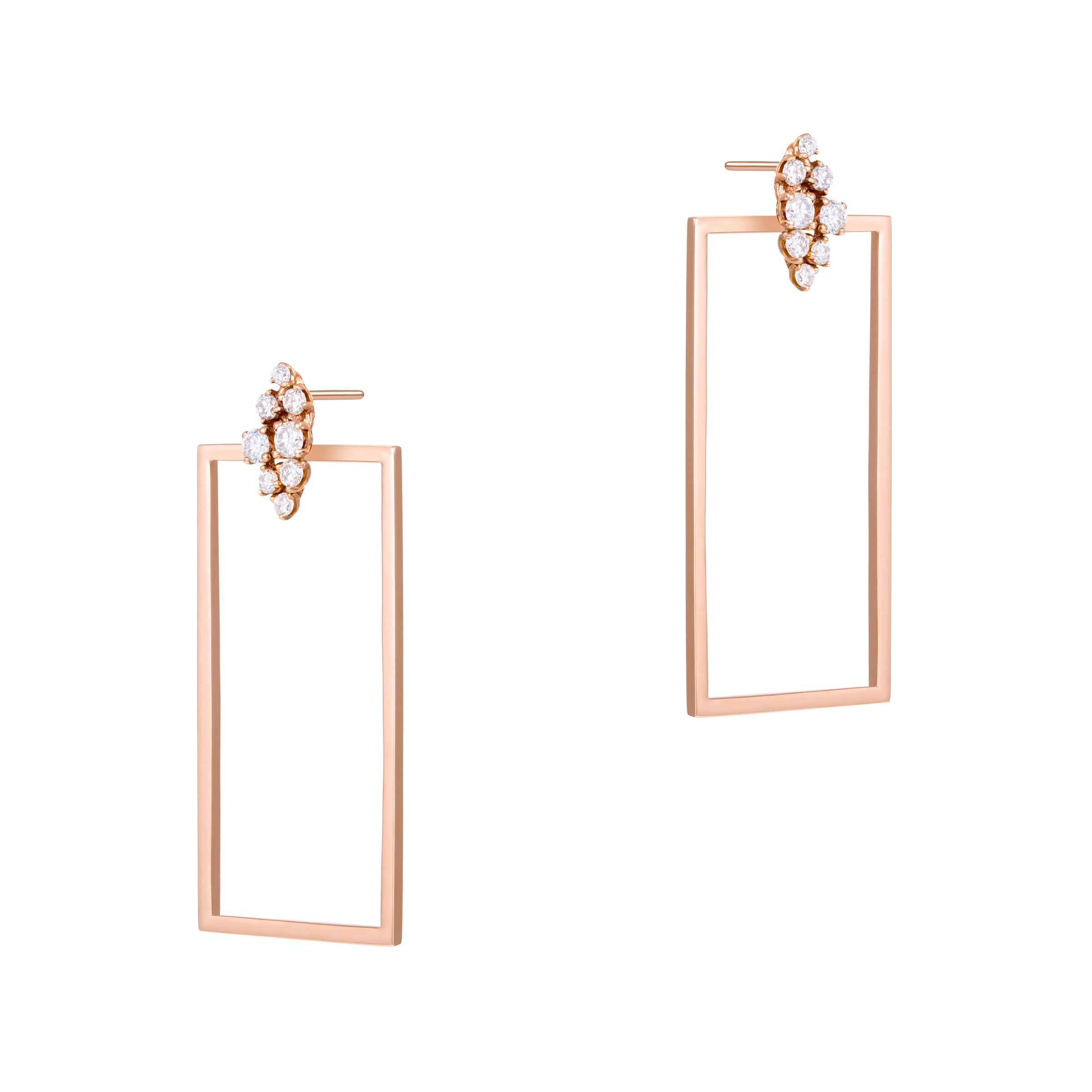 SQUARE DOT EARRINGS