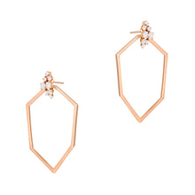 Load image into Gallery viewer, OCTAGON DOT EARRINGS
