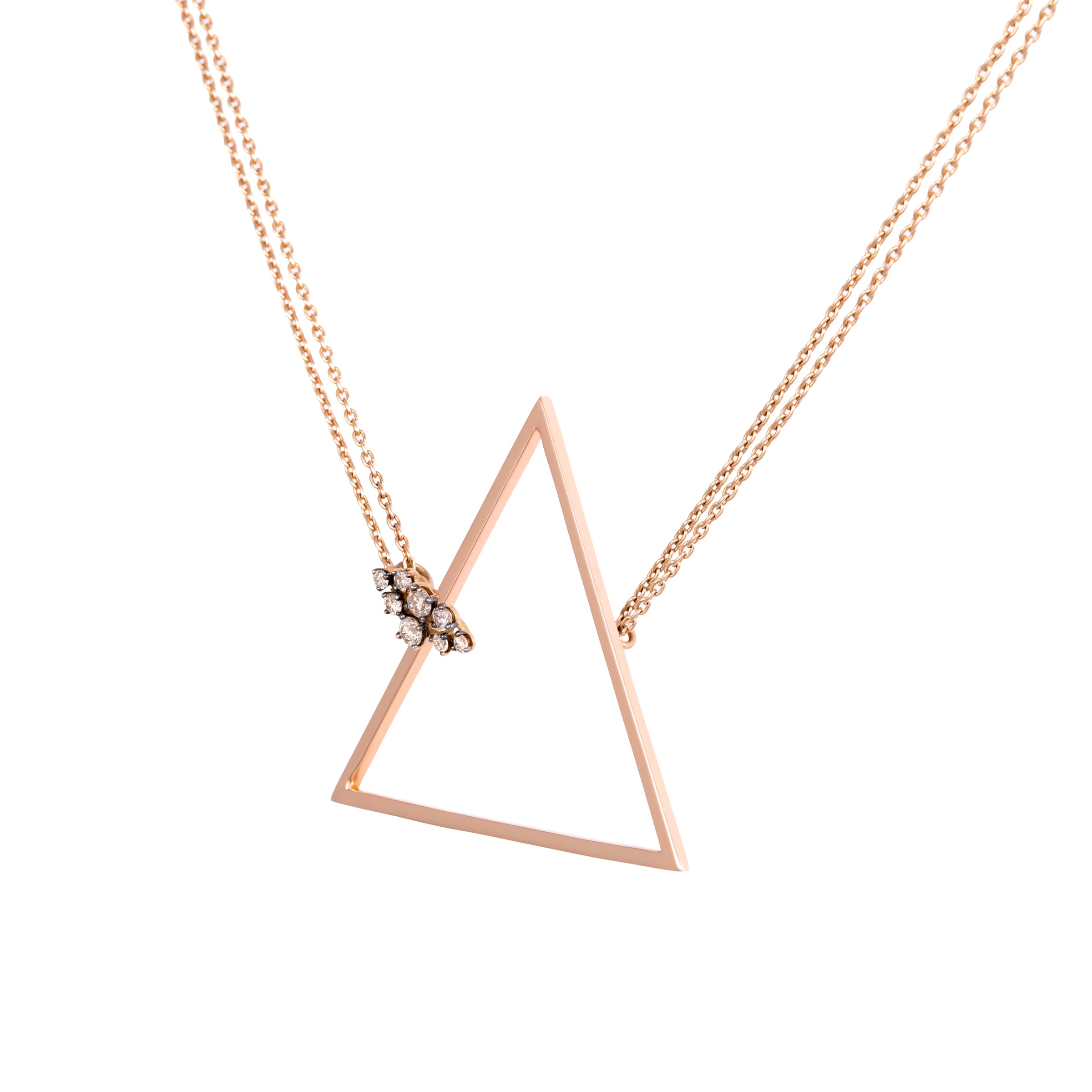 TRIANGLE DOT NECKLACE