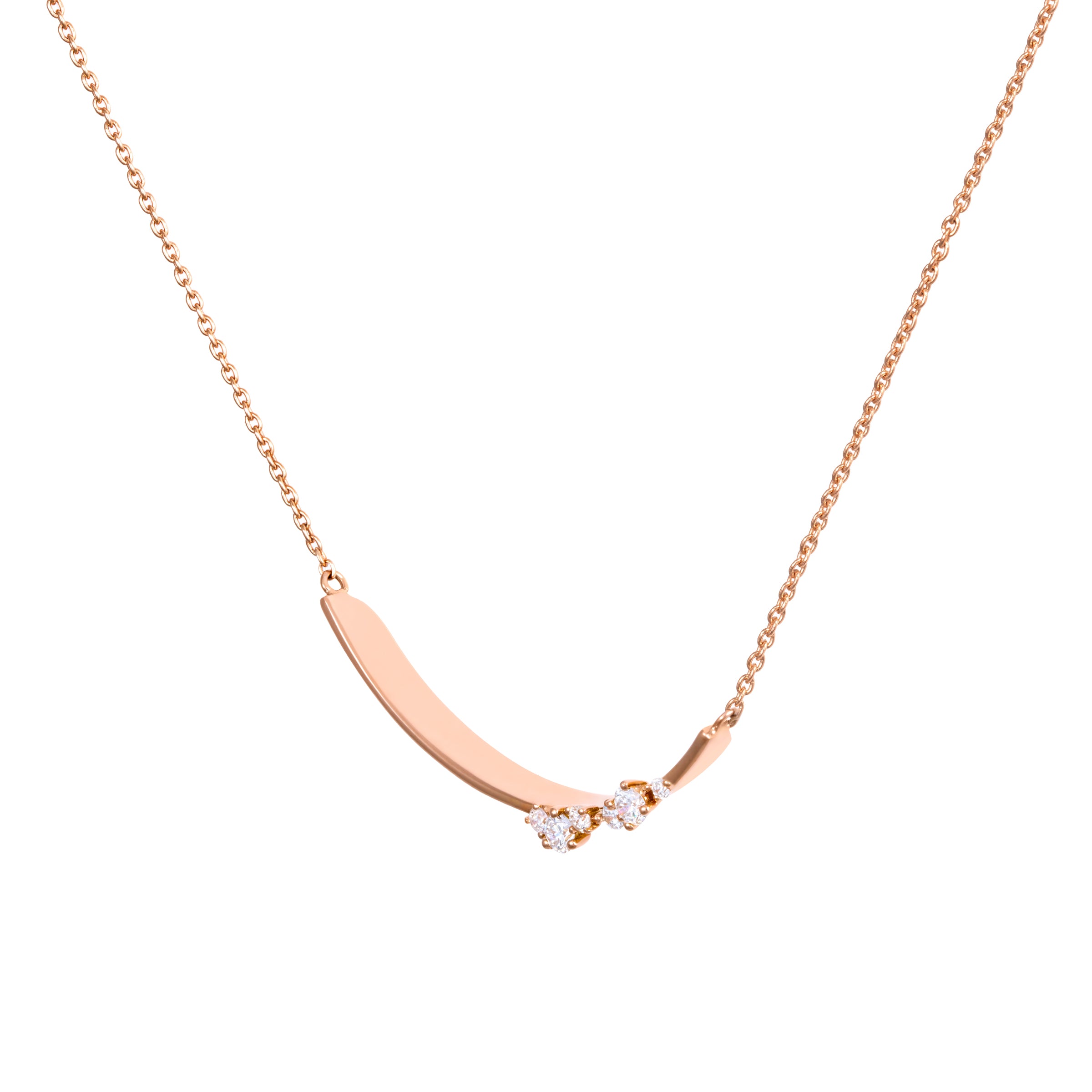 CURVE DOT NECKLACE