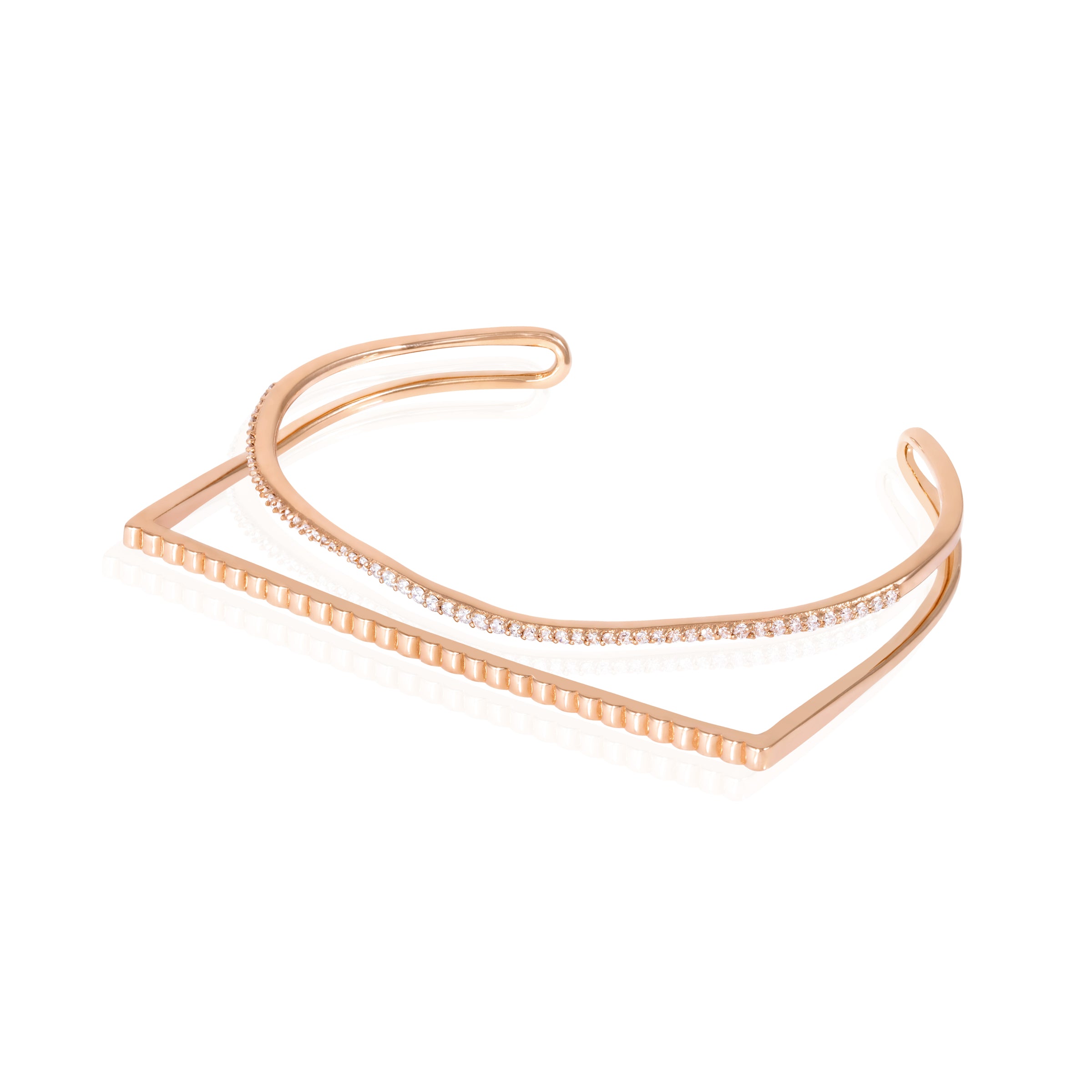 DOUBLE CURVE BANGLE
