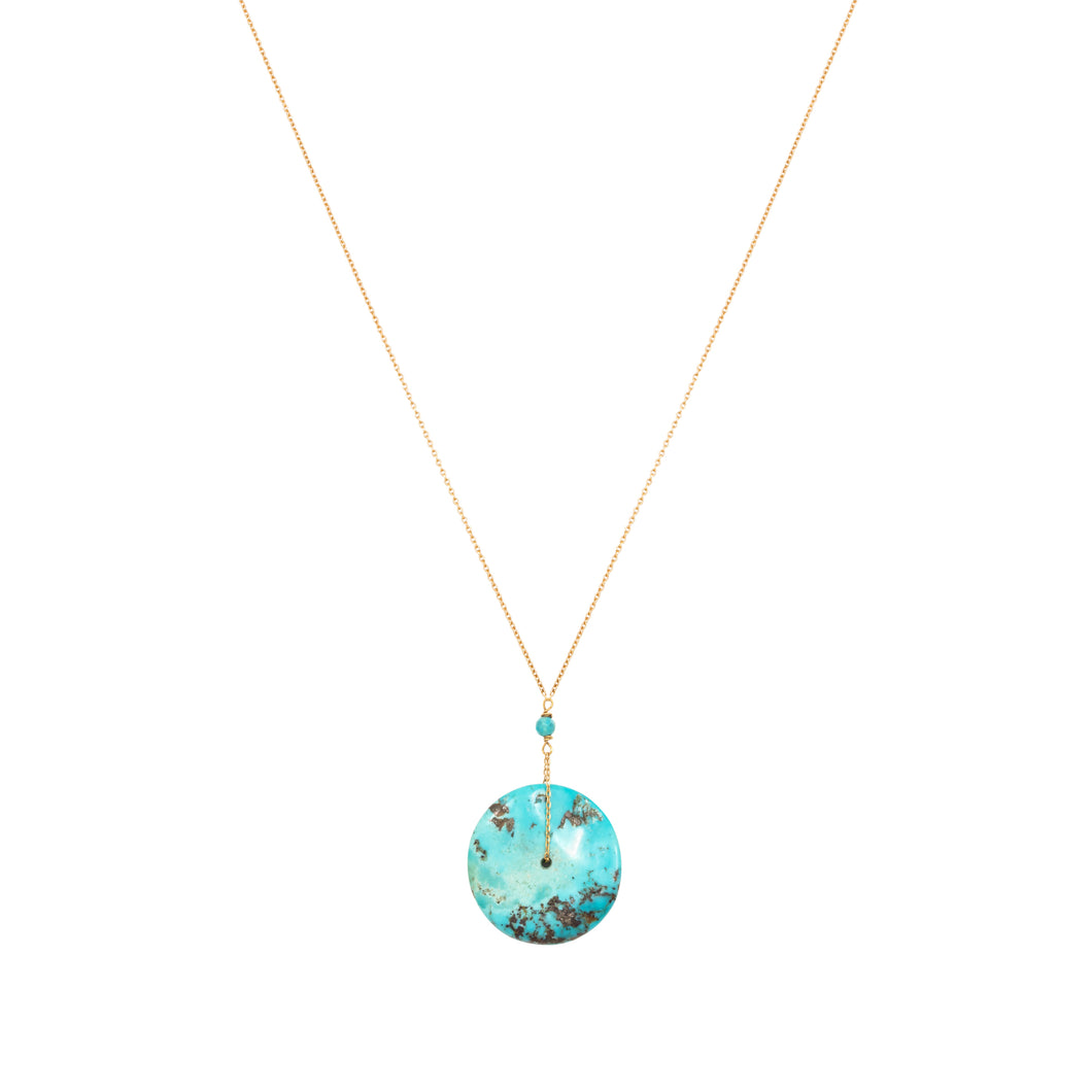 LONG TURQUOISE NECKLACE