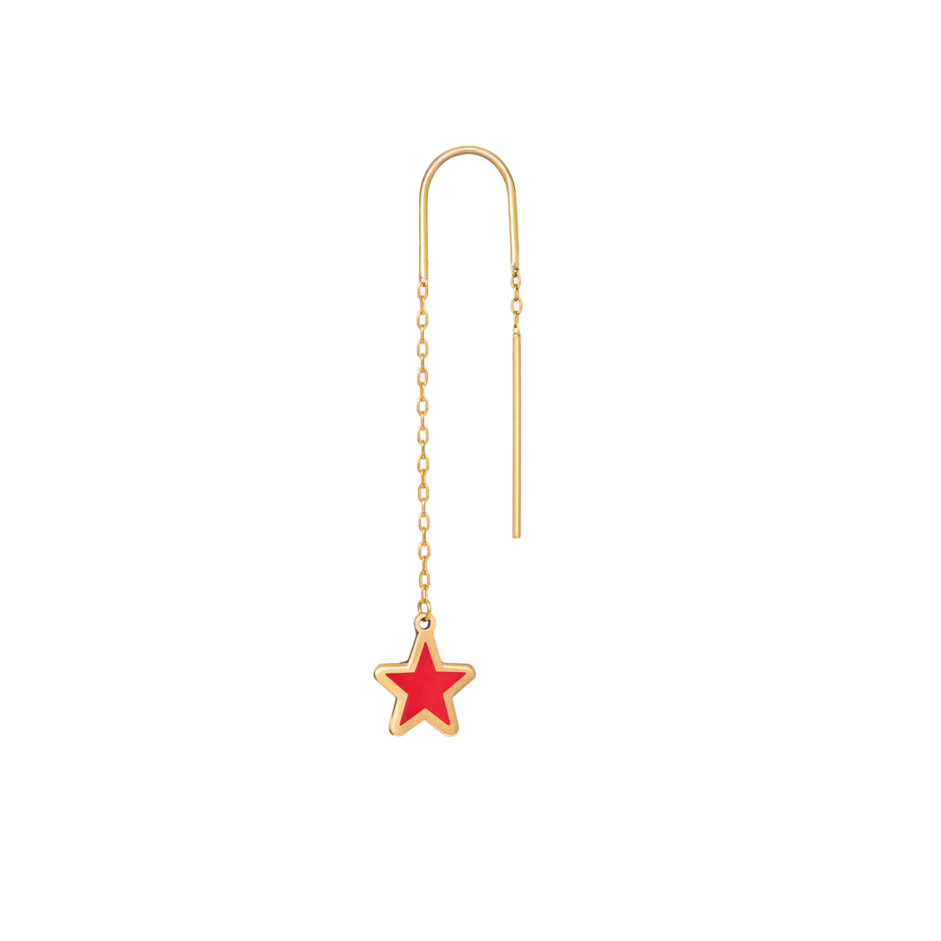 ENAMEL RED STAR