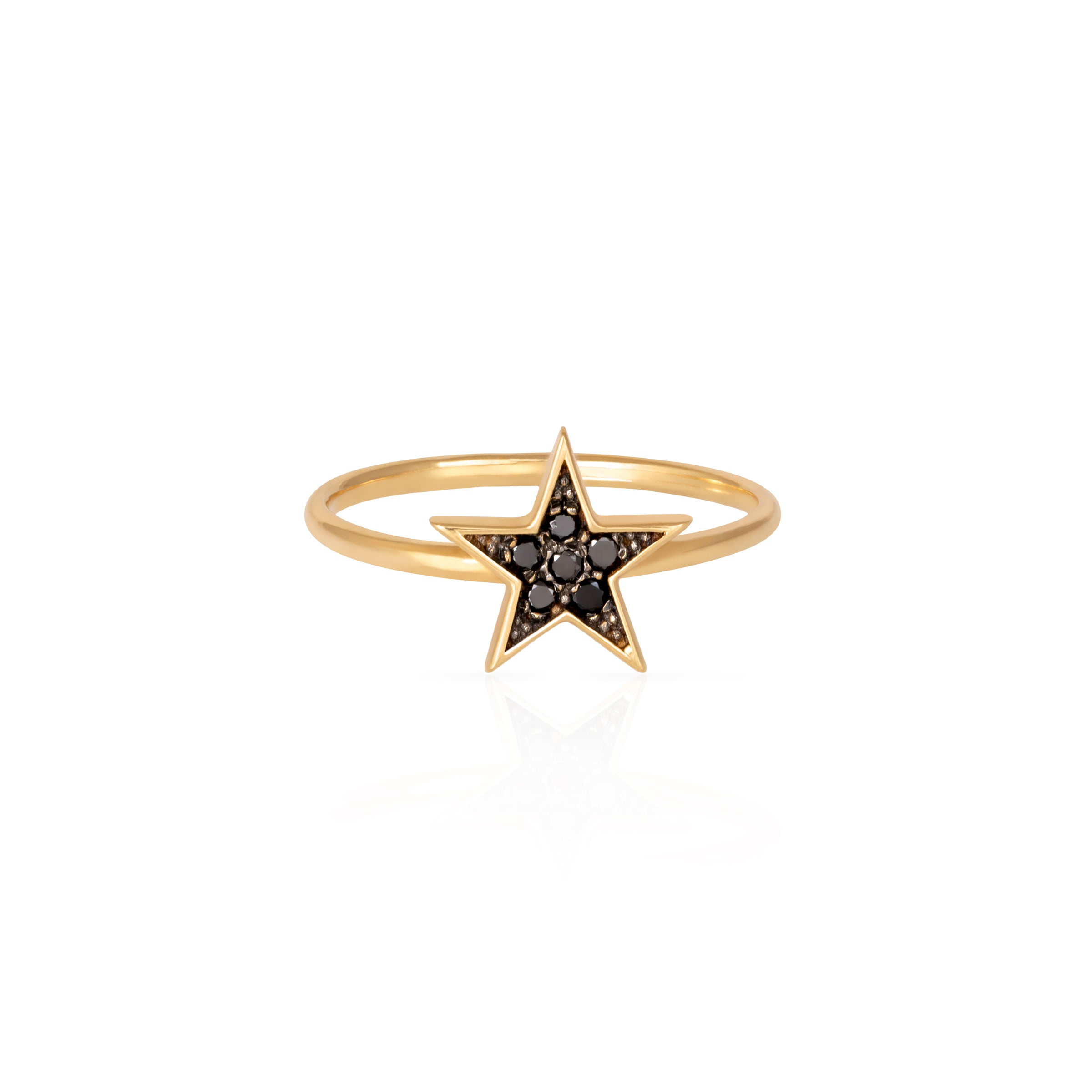 BLACK STAR RING
