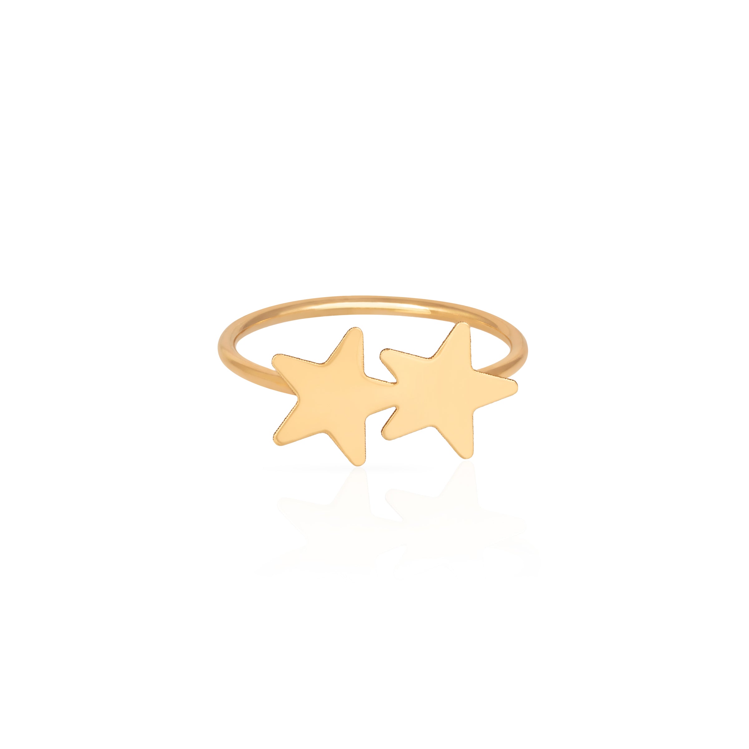 DOUPLE STARS RING