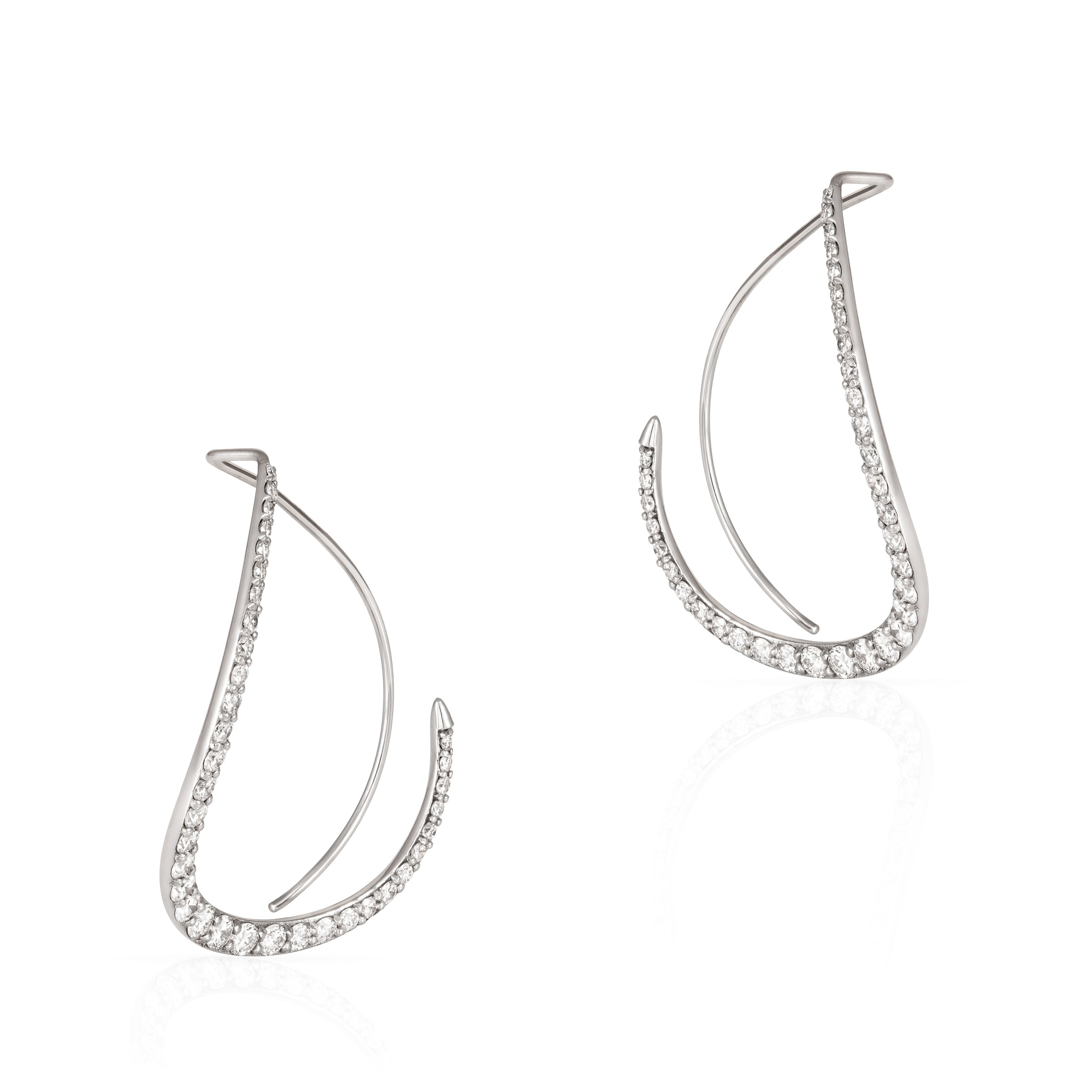 PEAR SHAPE HOOPS