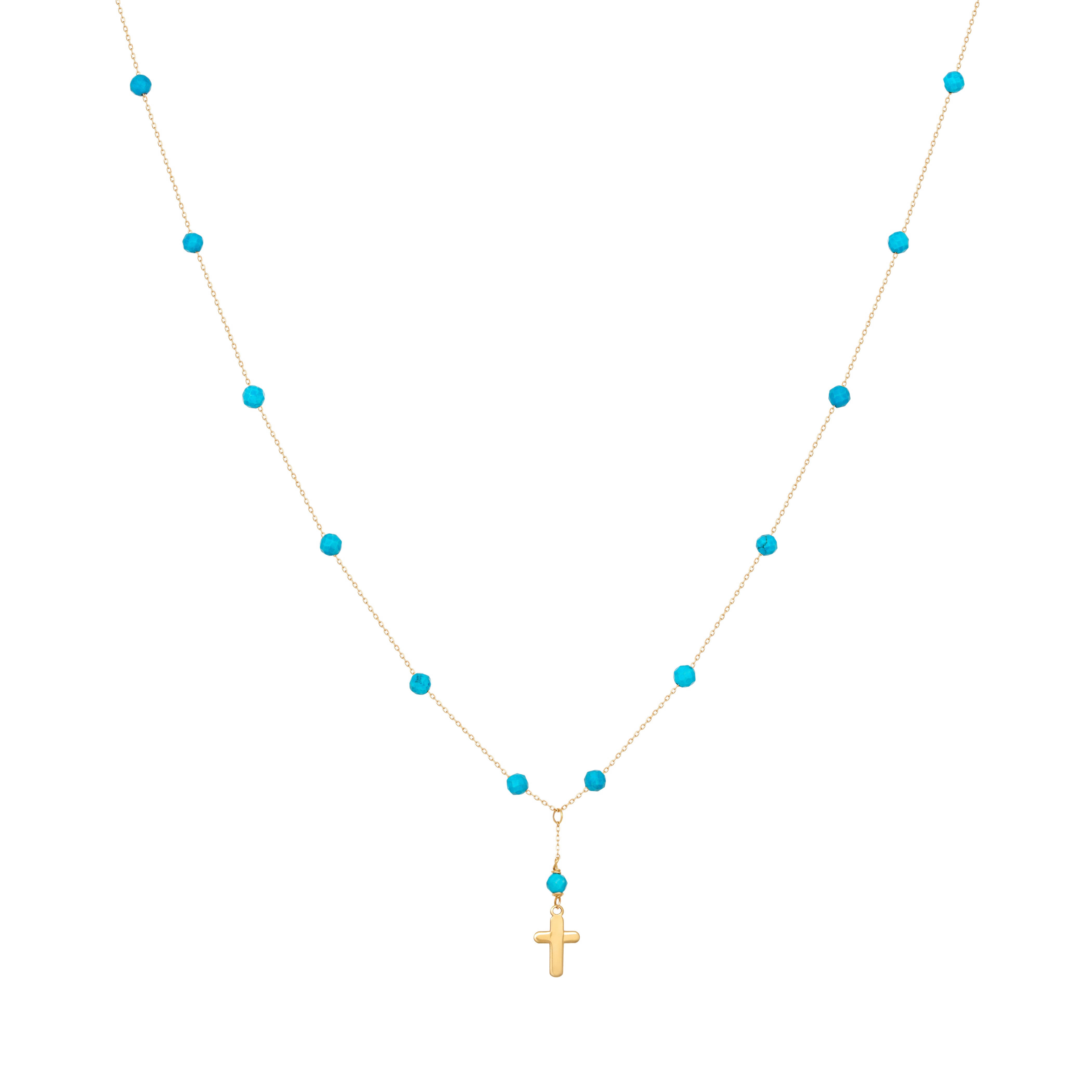 MINI CROSS IN BLUE