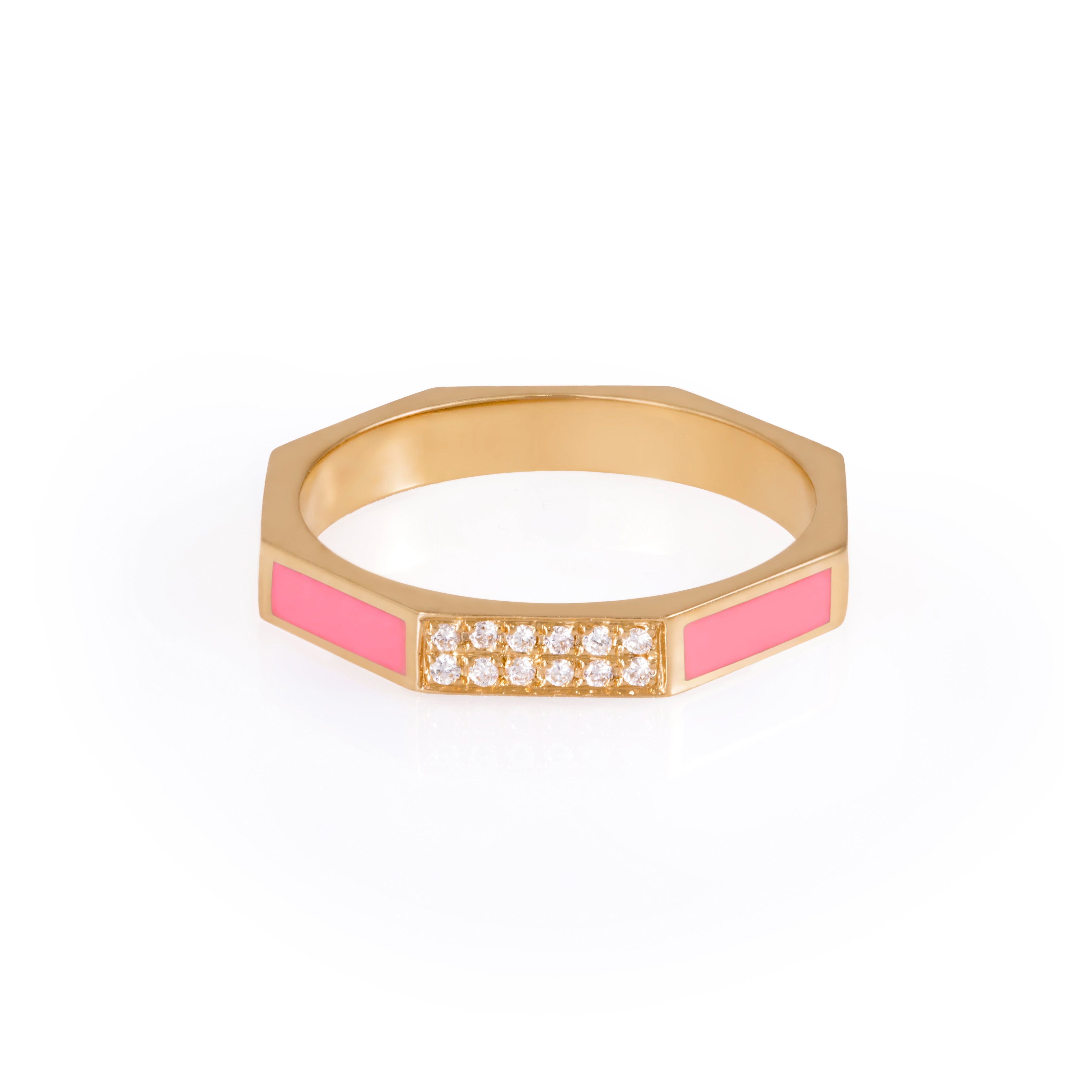 ENAMEL THICK SUMMER RING