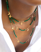 Carica l&#39;immagine nel visualizzatore di Gallery, MALACHITE WITH DROPS MOON
