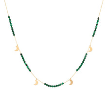 Carica l&#39;immagine nel visualizzatore di Gallery, MALACHITE WITH DROPS MOON
