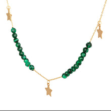 Charger l&#39;image dans la galerie, MALACHITE WITH DROPS STARS
