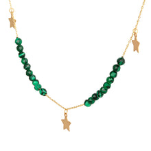 Carica l&#39;immagine nel visualizzatore di Gallery, MALACHITE WITH DROPS STARS
