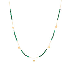 Charger l&#39;image dans la galerie, MALACHITE WITH DROPS STARS
