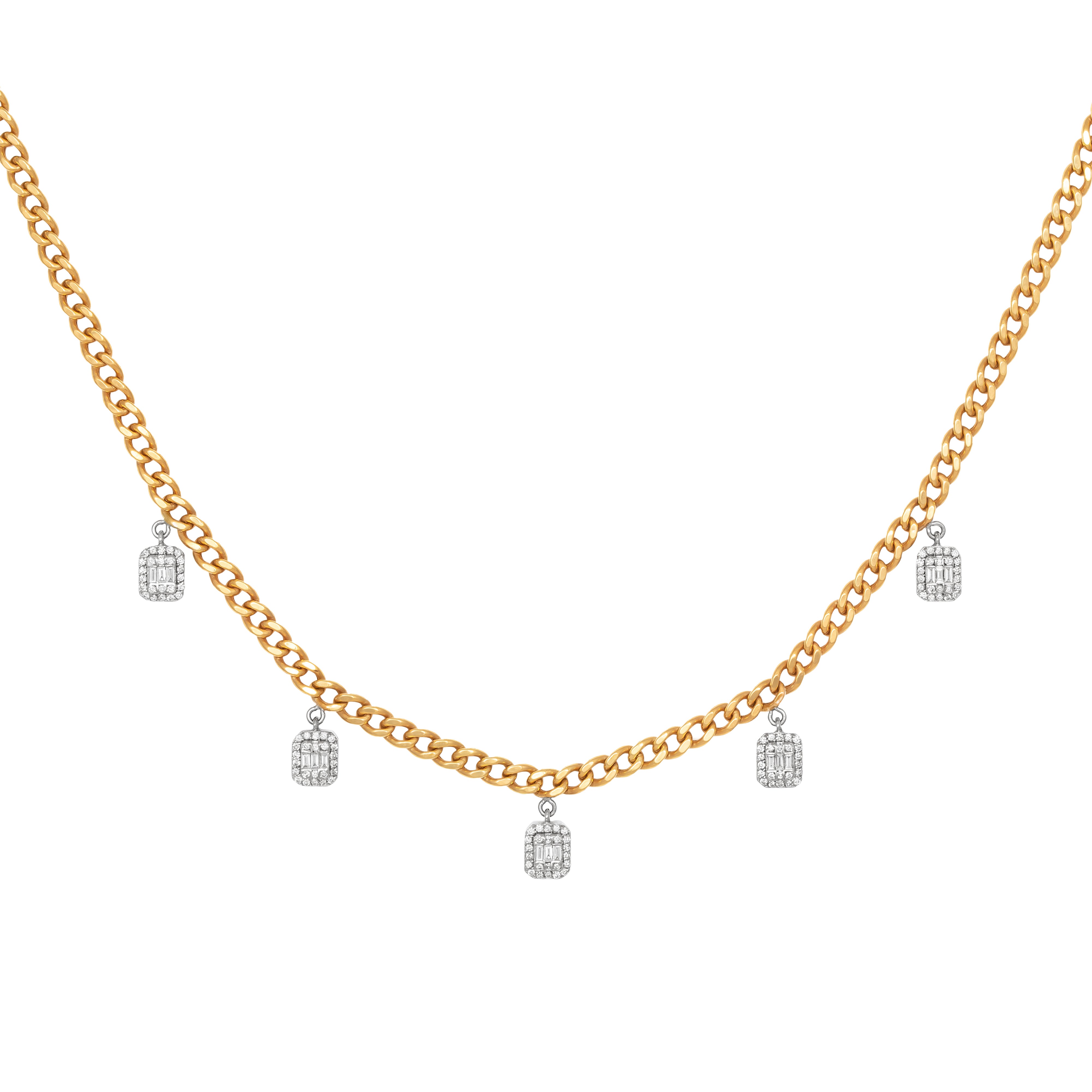DANGLING CUBE CHAIN