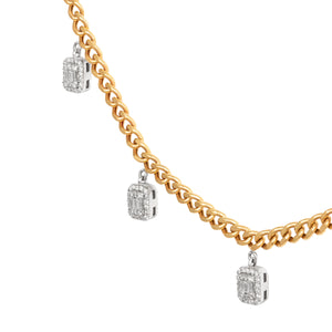 DANGLING CUBE CHAIN