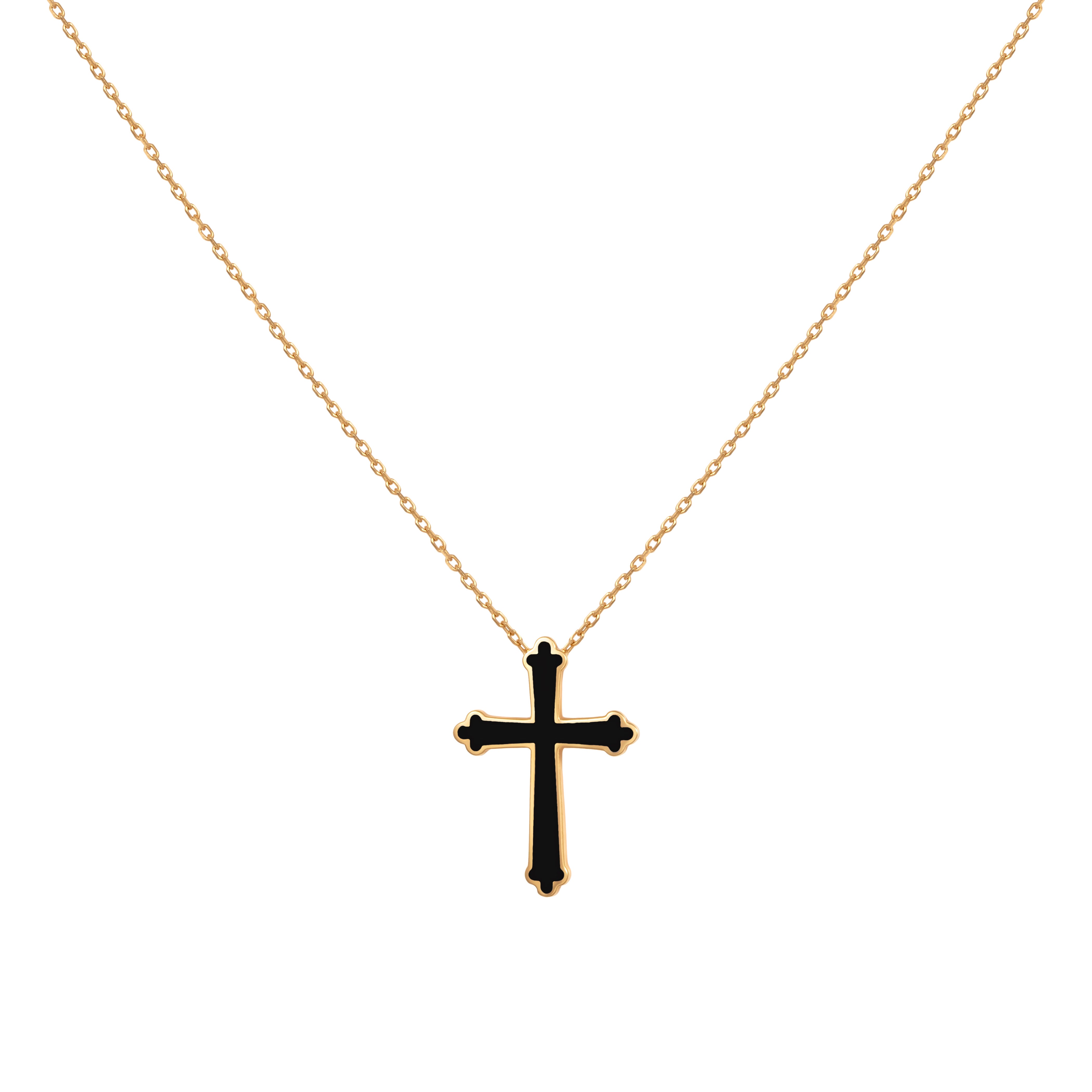 CROSS ENAMEL BLACK