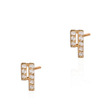 Charger l&#39;image dans la galerie, TWO BAR SINGLE EARRING
