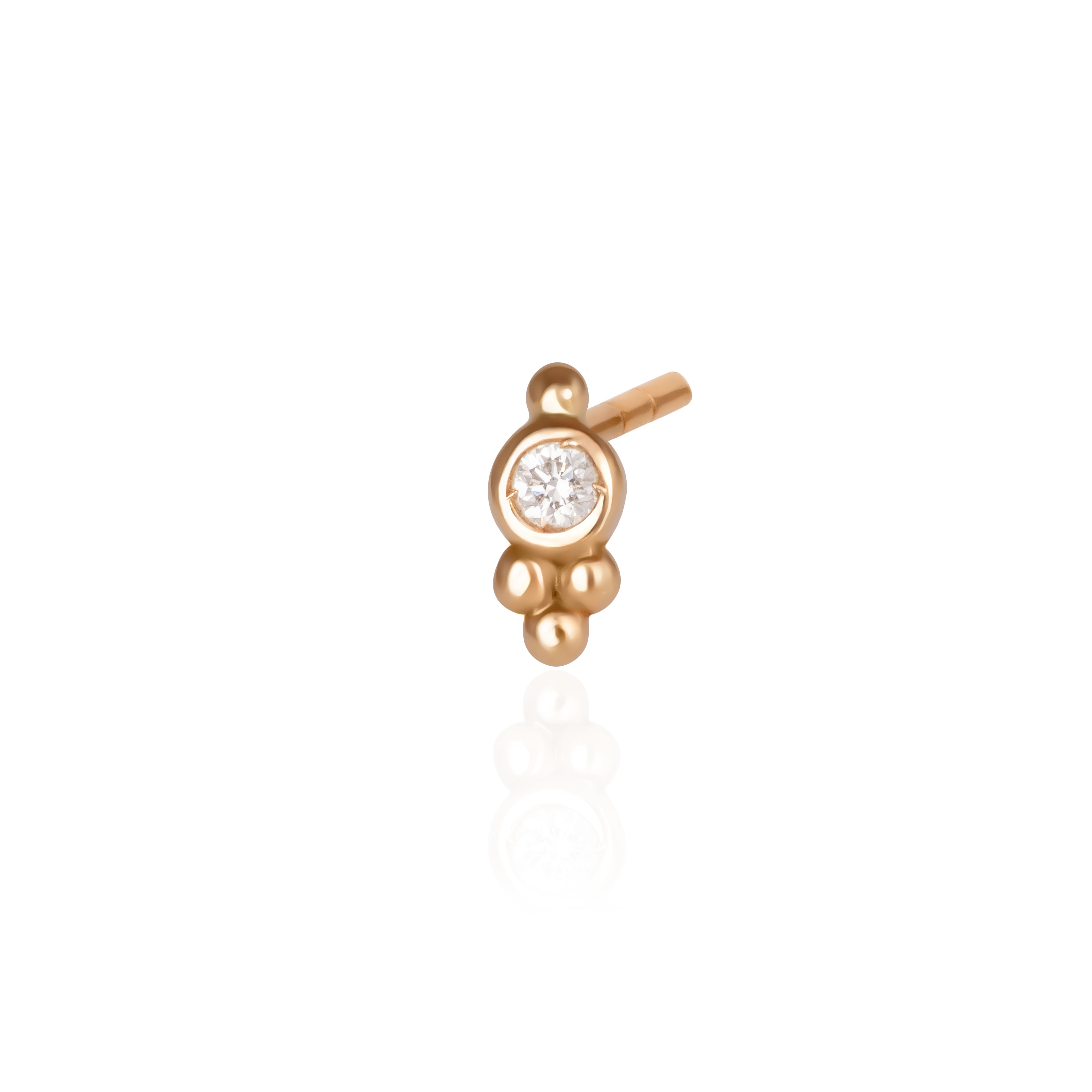 3 GOLD DOTS STUDD