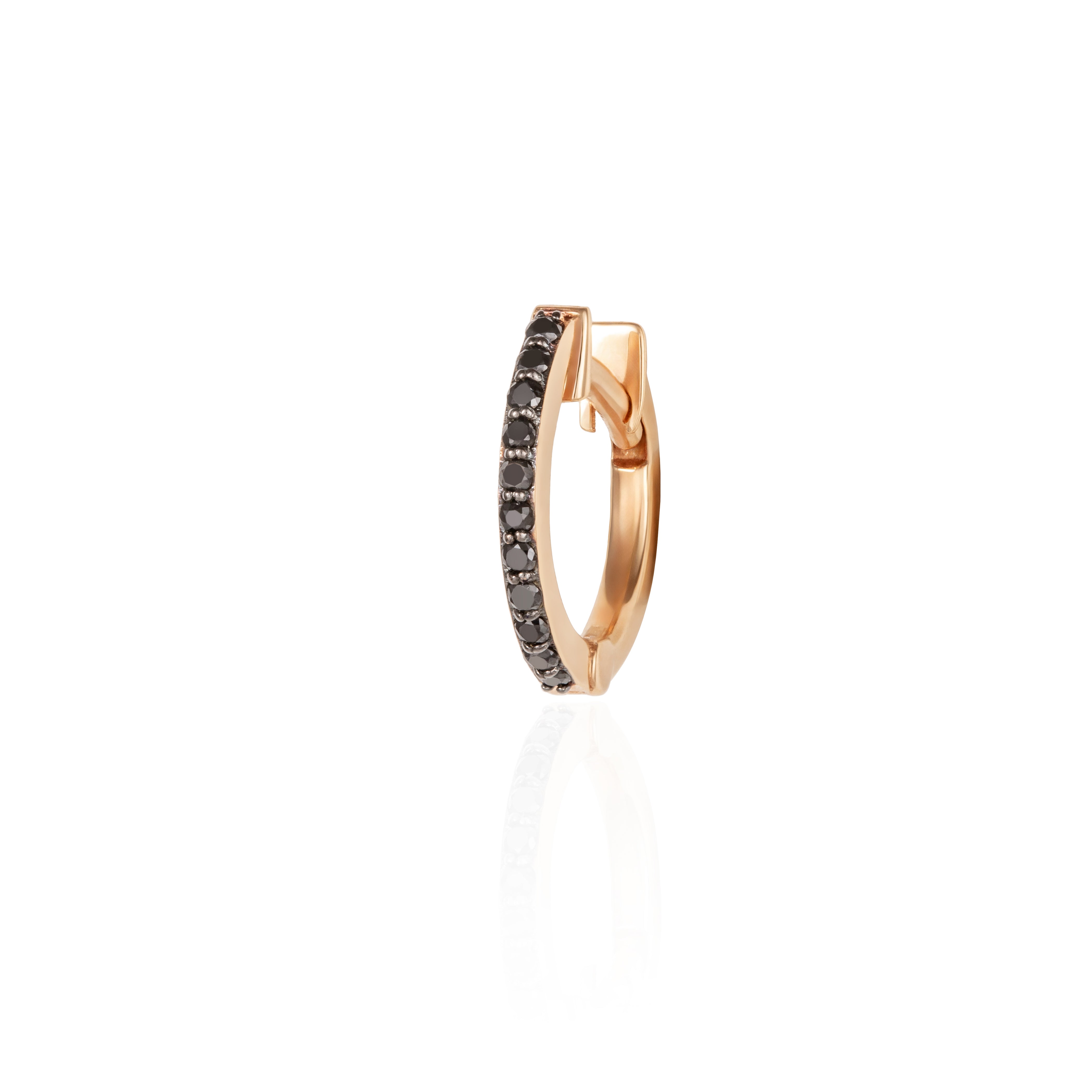 MEDIUM BLACK HOOP