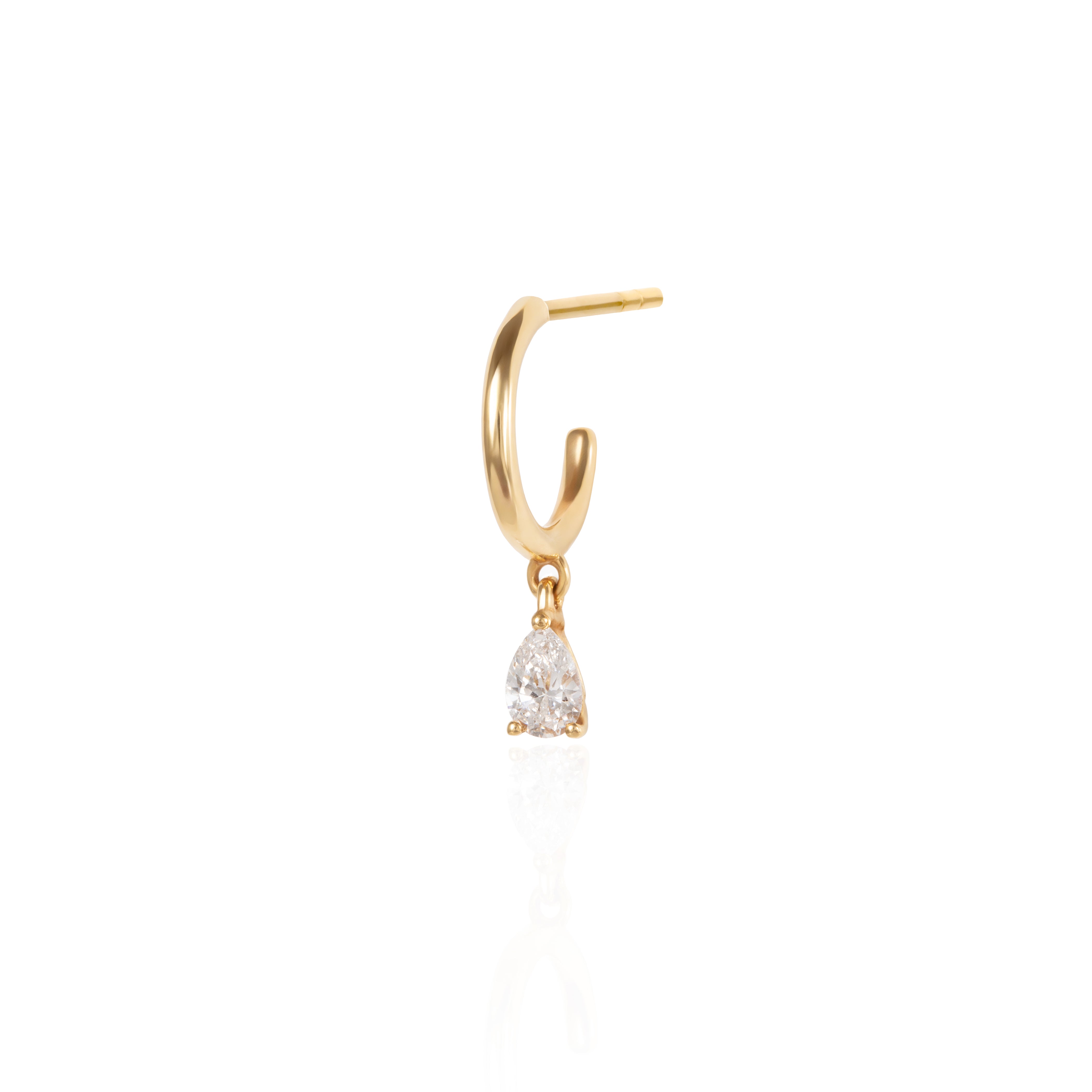 MINI PEAR SHAPE HOOP