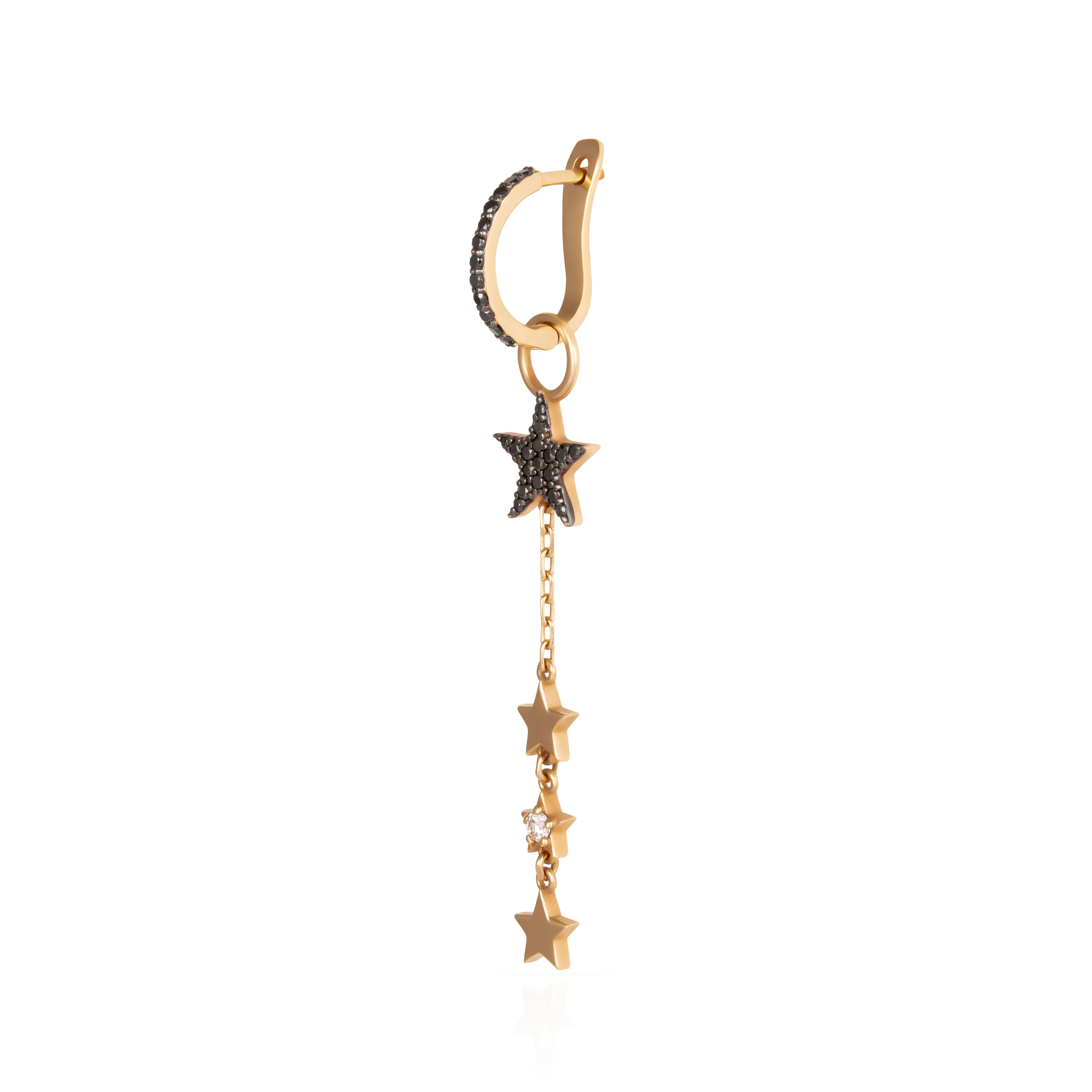 DANGLING STAR HOOP
