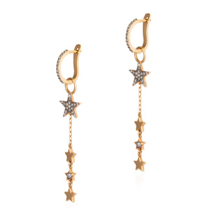 DANGLING STAR HOOP