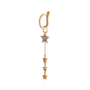 DANGLING STAR HOOP