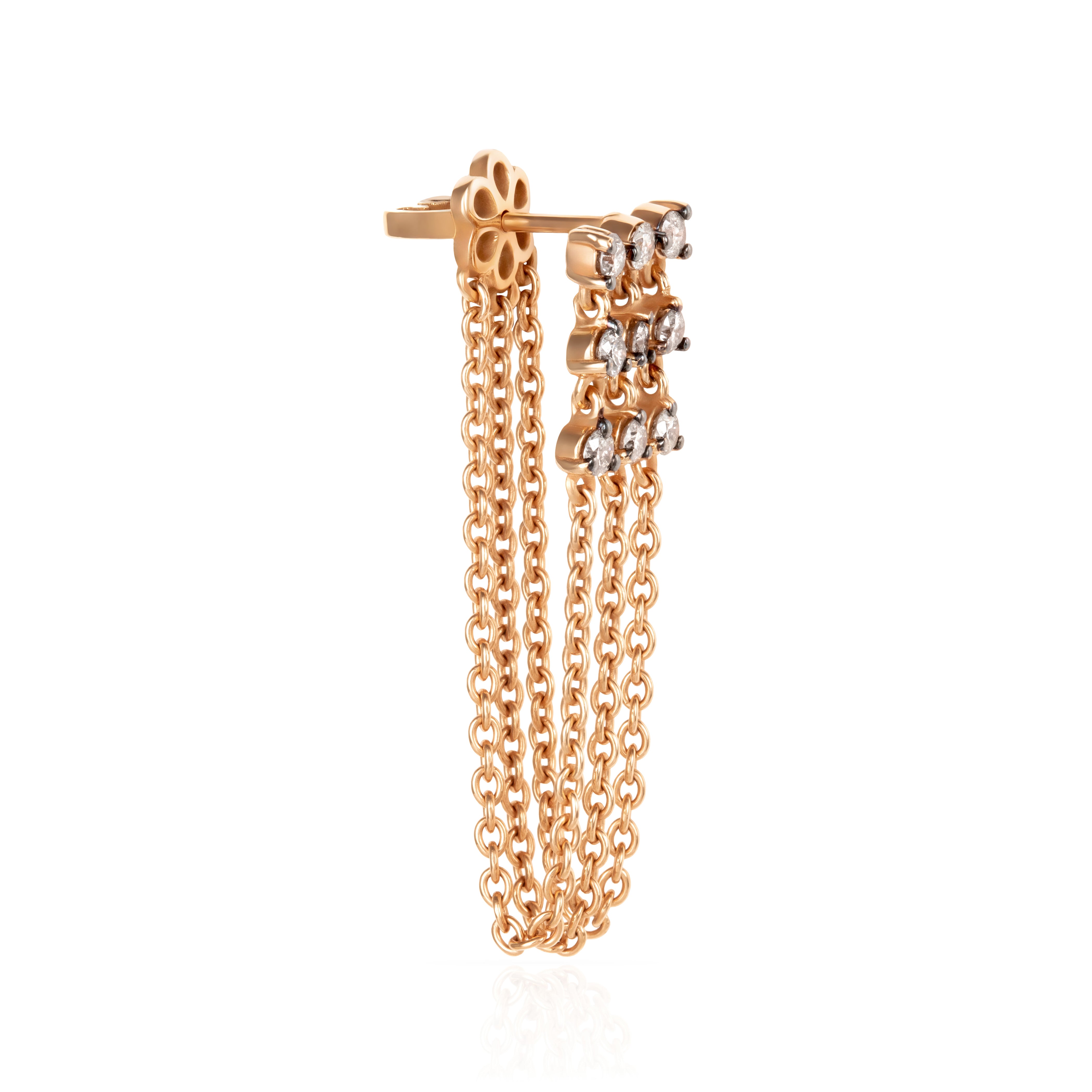 DANGLING CHAIN EARRING