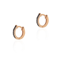 Charger l&#39;image dans la galerie, SMALL BLACK HOOP
