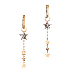 DANGLING STAR HOOP