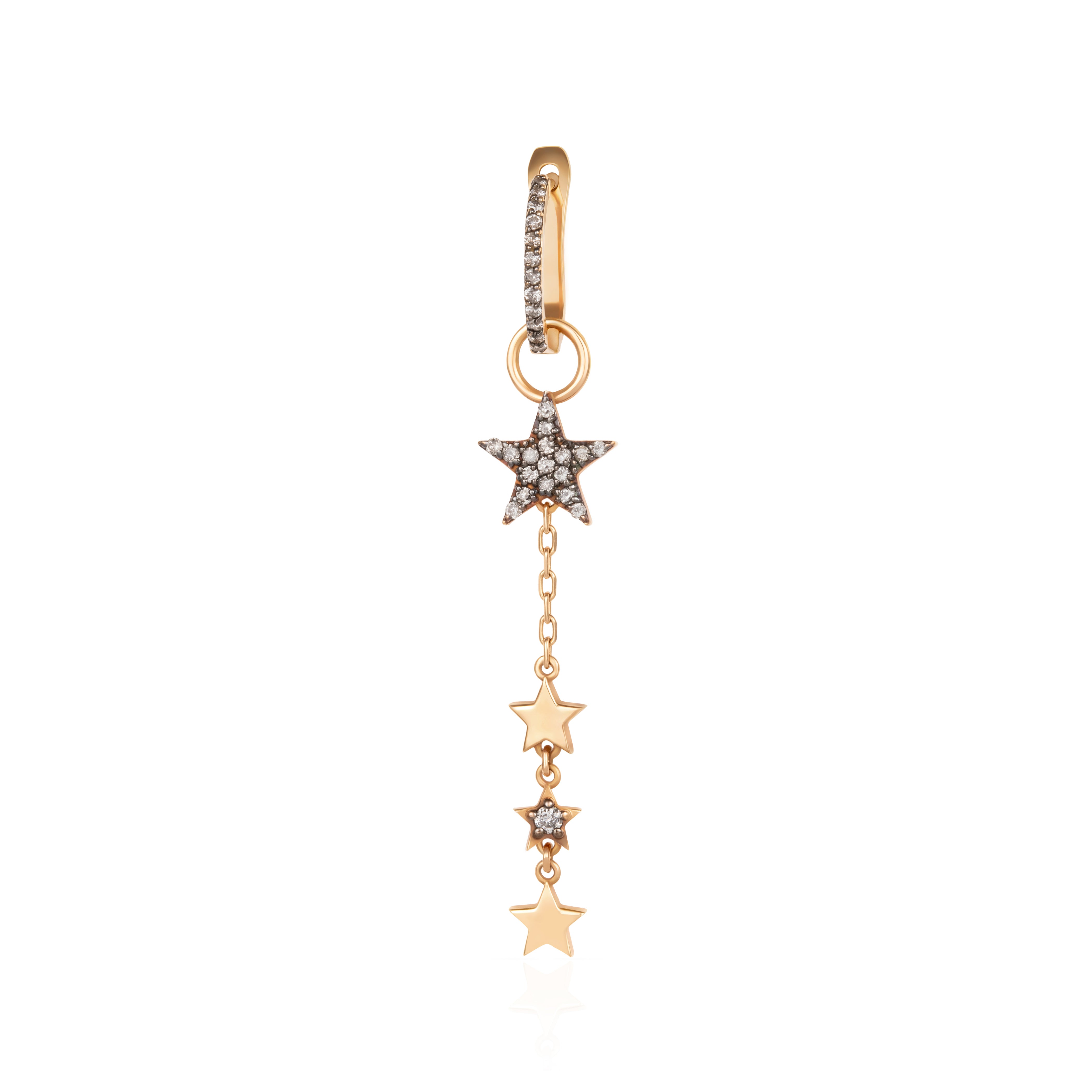 DANGLING STAR HOOP
