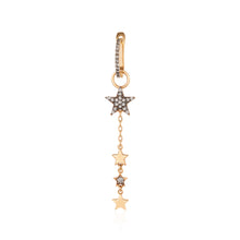 Load image into Gallery viewer, DANGLING STAR HOOP
