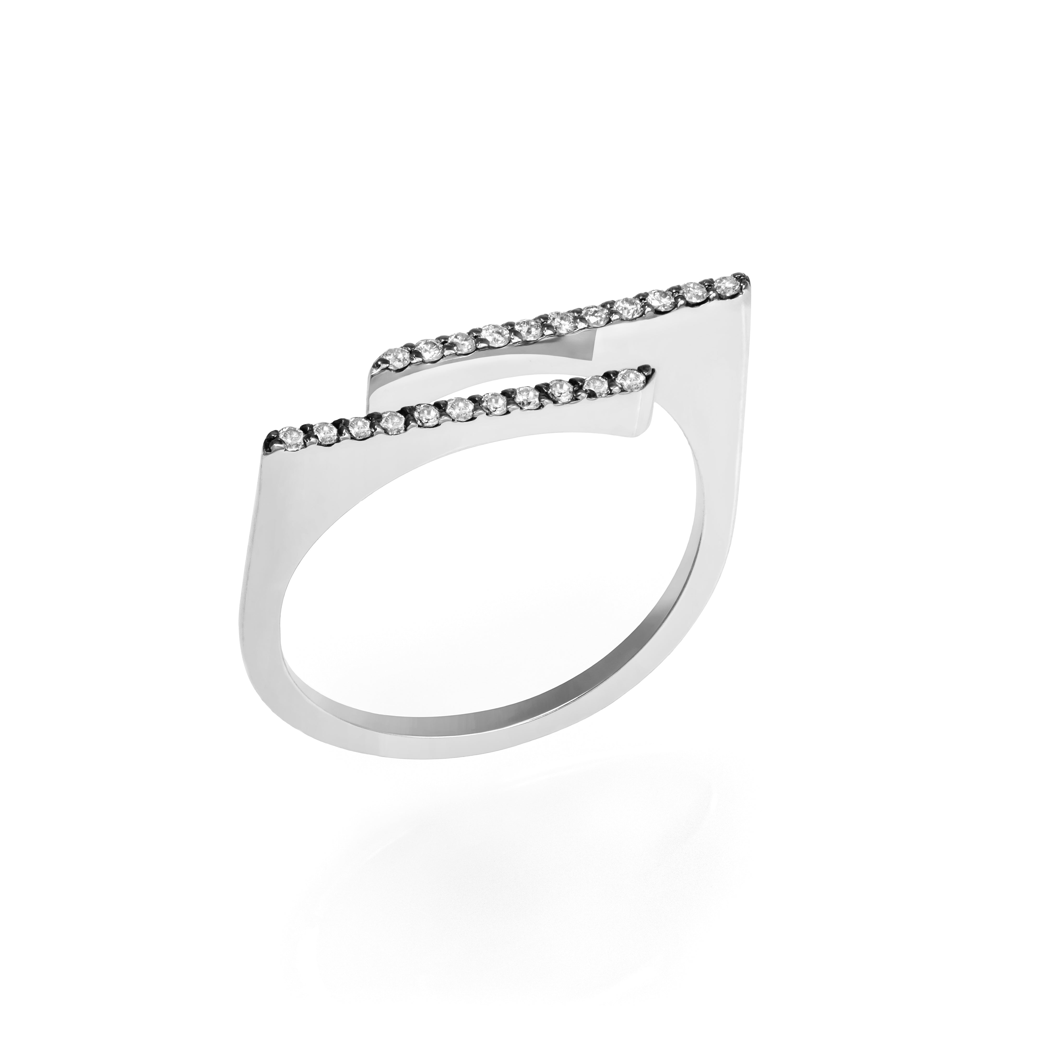 TWO LINES FULL DIAMONDS