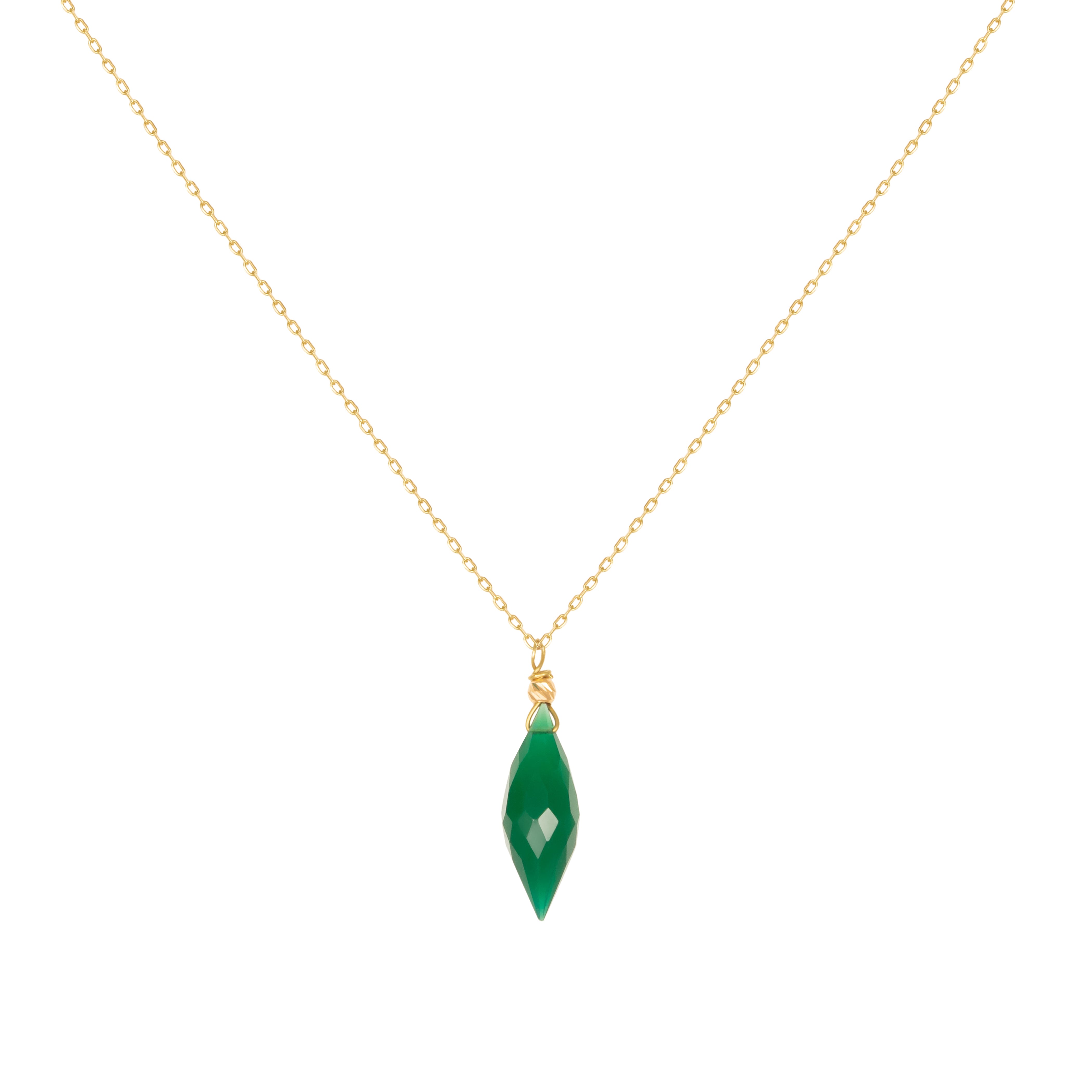 SINGLE STICK GREEN AGATE