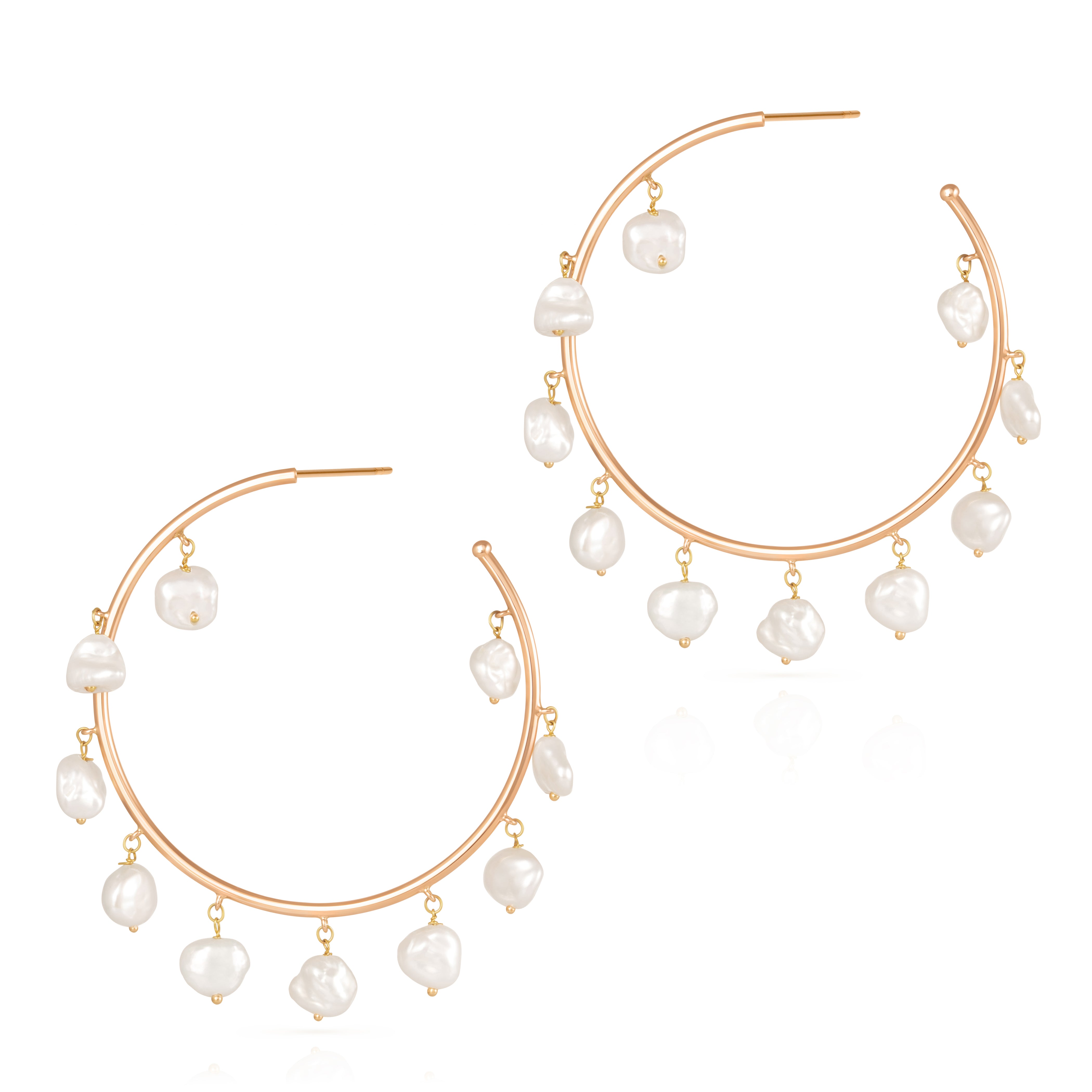 GYPSY PEARL HOOPS