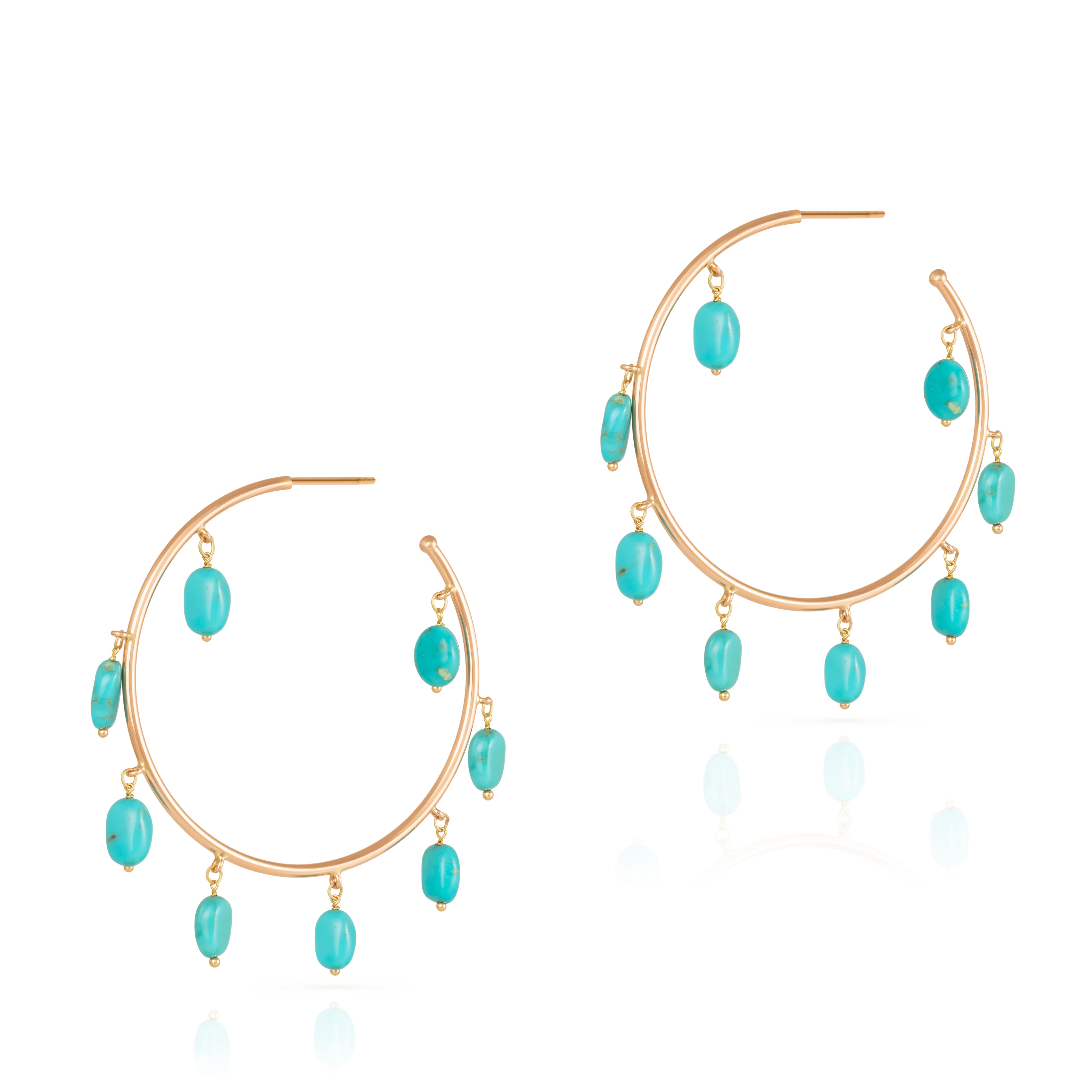 GYPSY TURQUOISE HOOPS