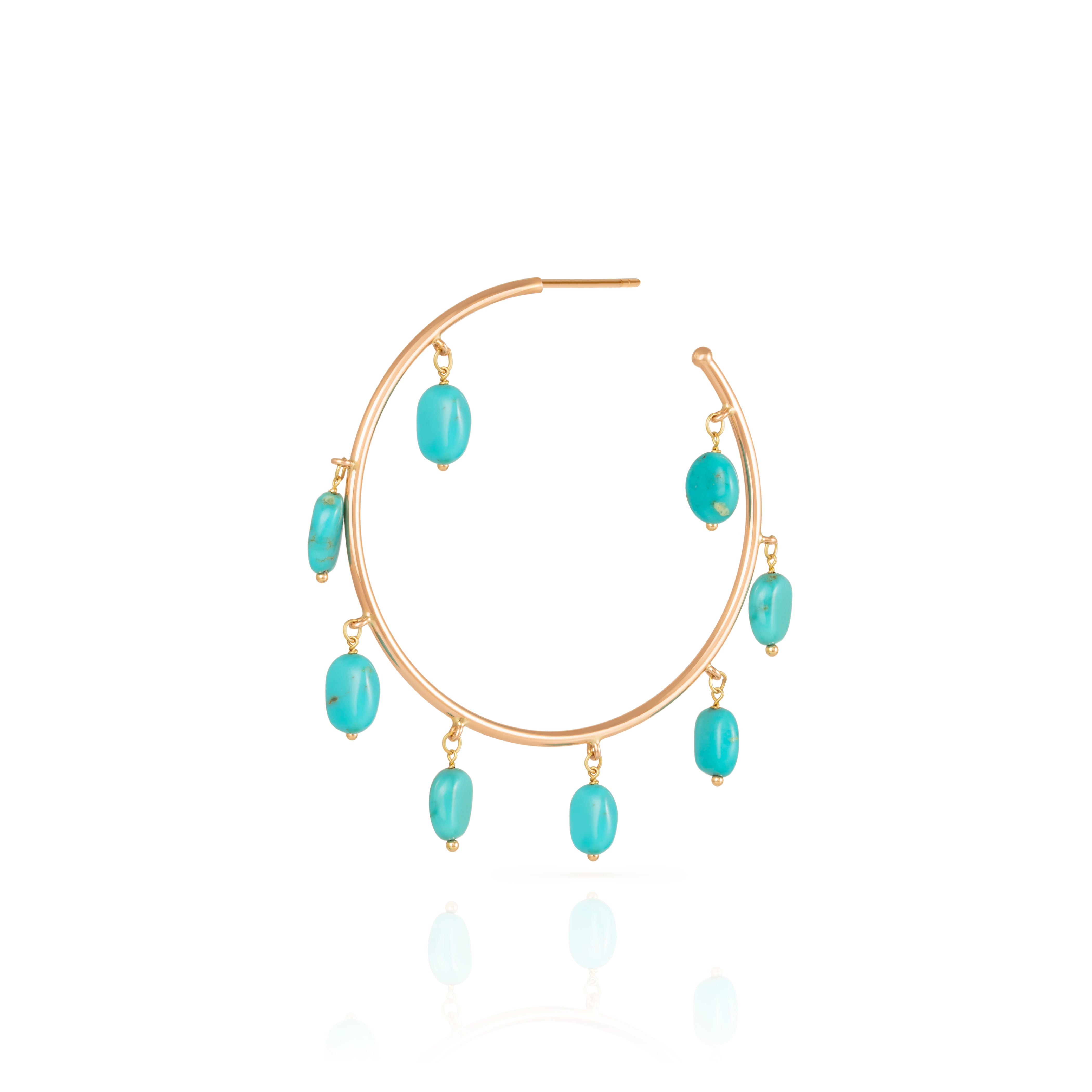 GYPSY TURQUOISE HOOPS