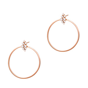 CIRCLE DOT EARRINGS